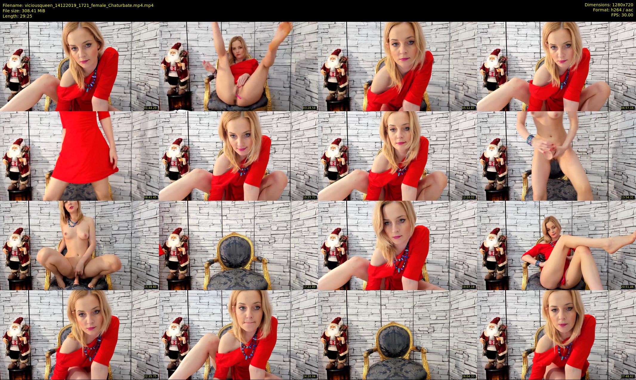 viciousqueen — 30 minute Chaturbate female cam show recording, 720p, Dec 14, 2019