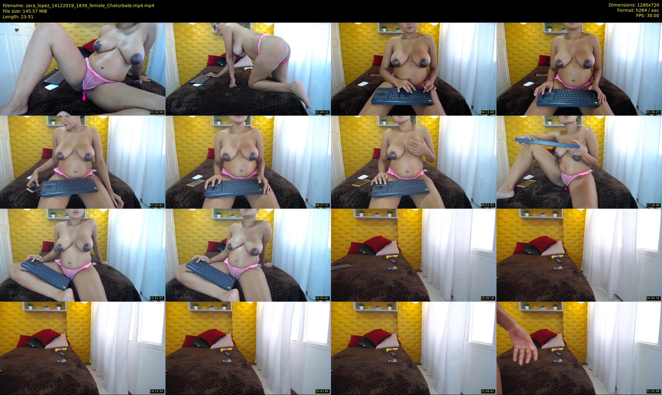 zara_lopez — 24 minute Chaturbate female cam show recording, 720p, Dec 14, 2019