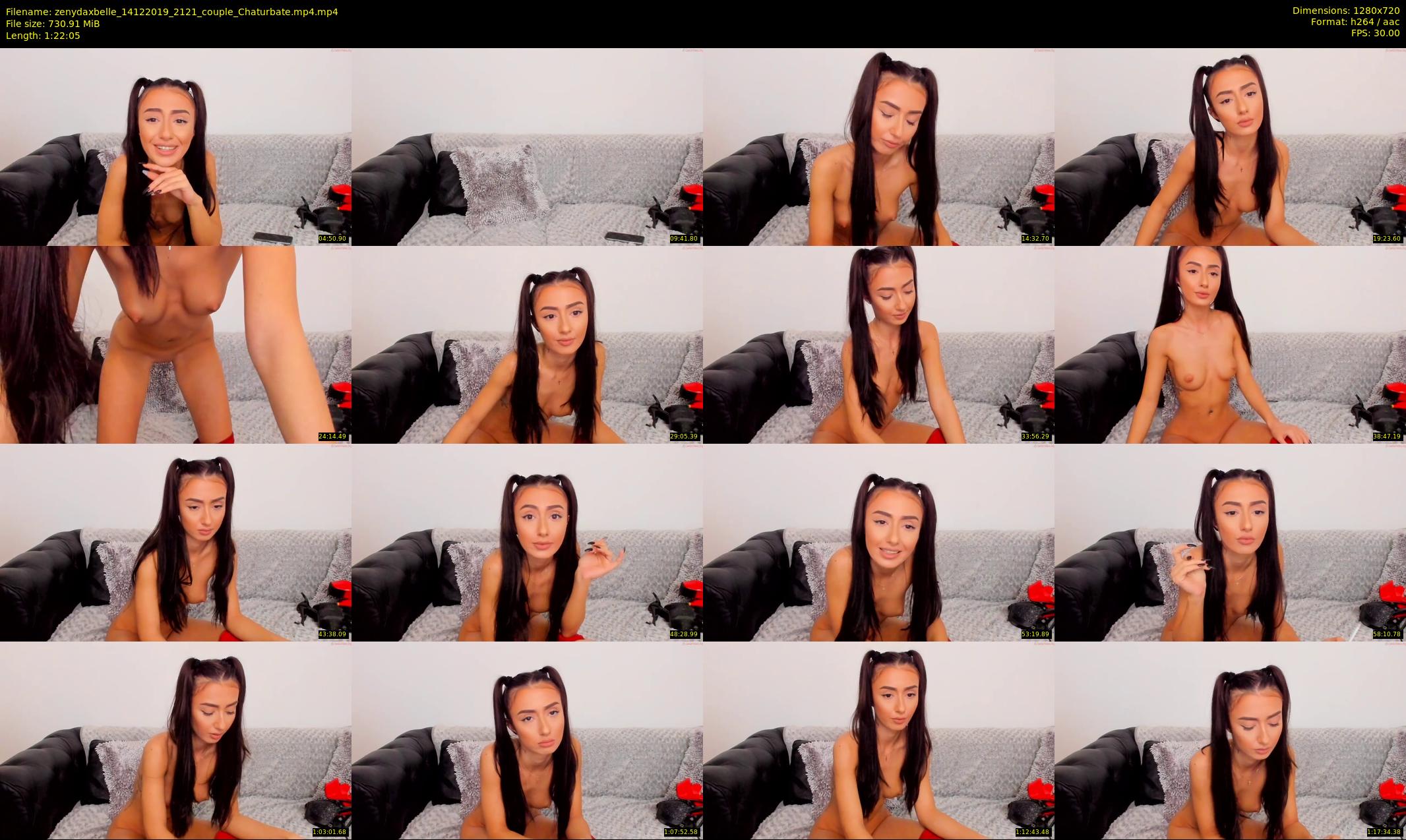 zenydaxbelle — 83 minute Chaturbate couple cam show recording, 720p, Dec 14, 2019