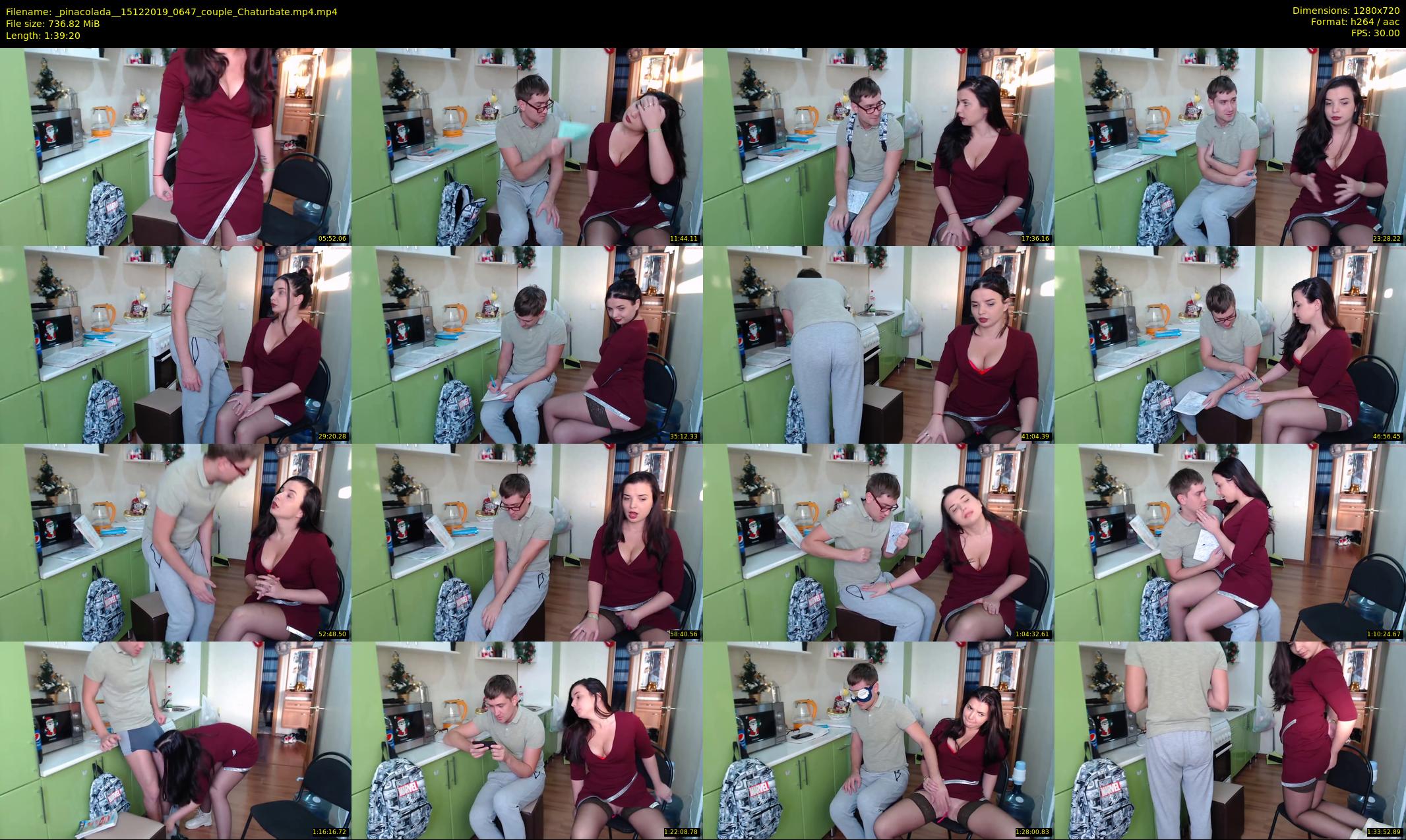 _pinacolada_ — 100 minute Chaturbate couple cam show recording, 720p, Dec 15, 2019