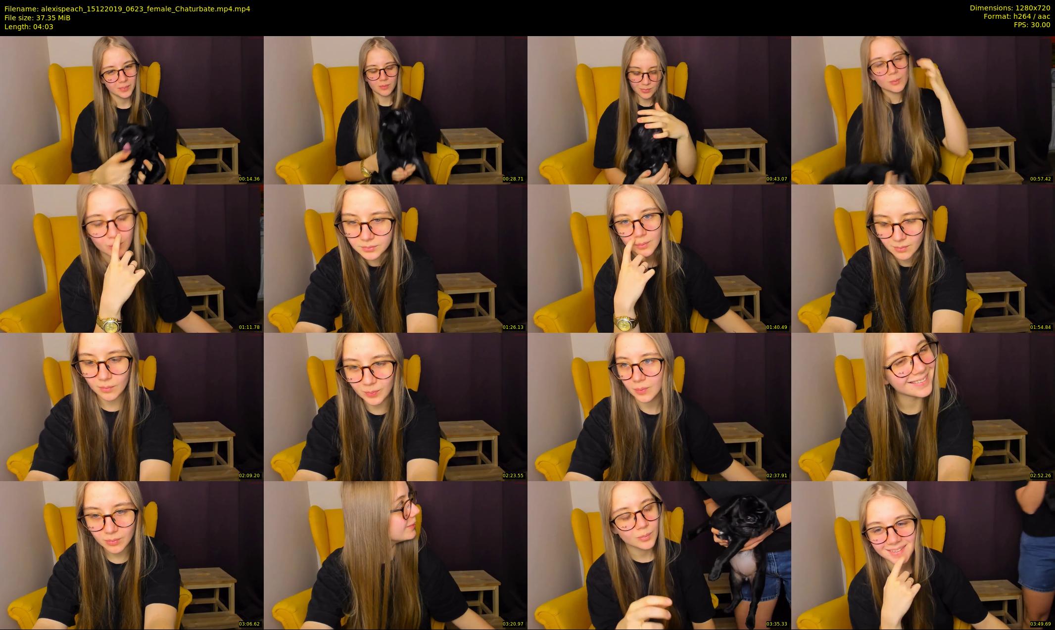 alexispeach — 5 minute Chaturbate female cam show recording, 720p, Dec 15, 2019