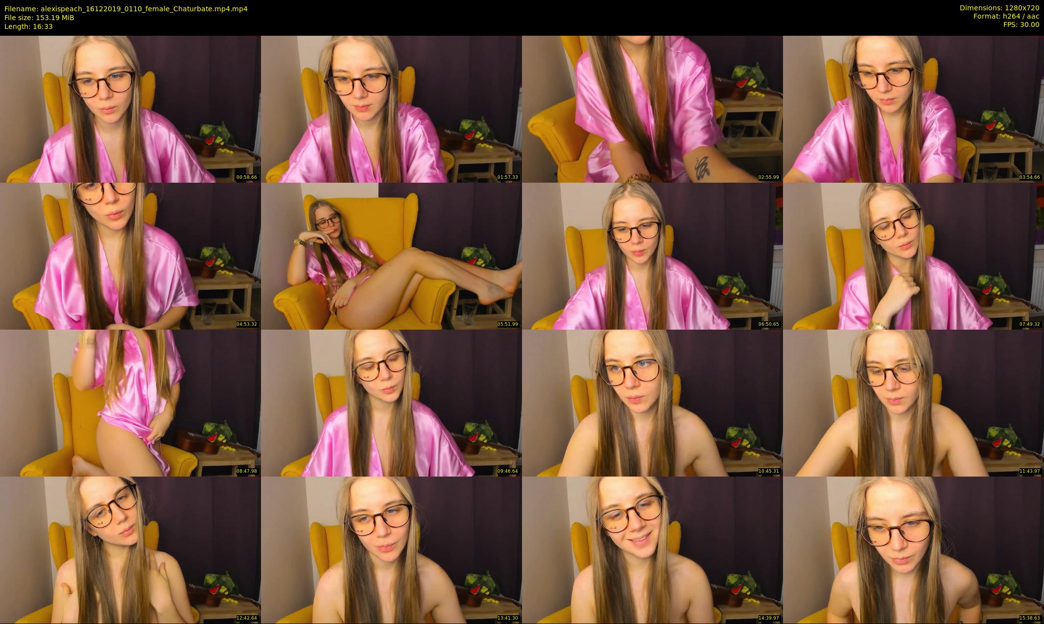 alexispeach — 17 minute Chaturbate female cam show recording, 720p, Dec 16, 2019