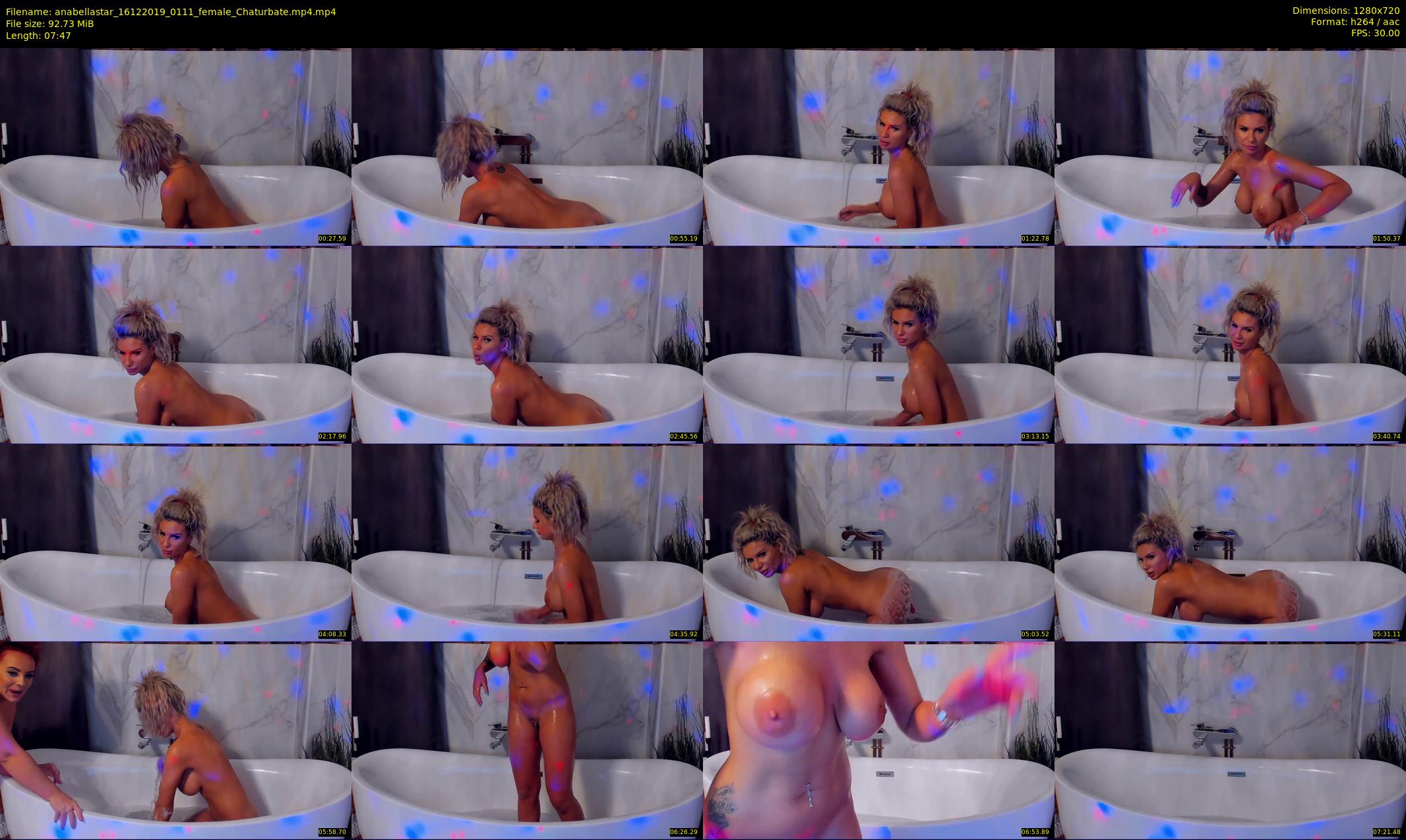 anabellastar — 8 minute Chaturbate female cam show recording, 720p, Dec 16, 2019