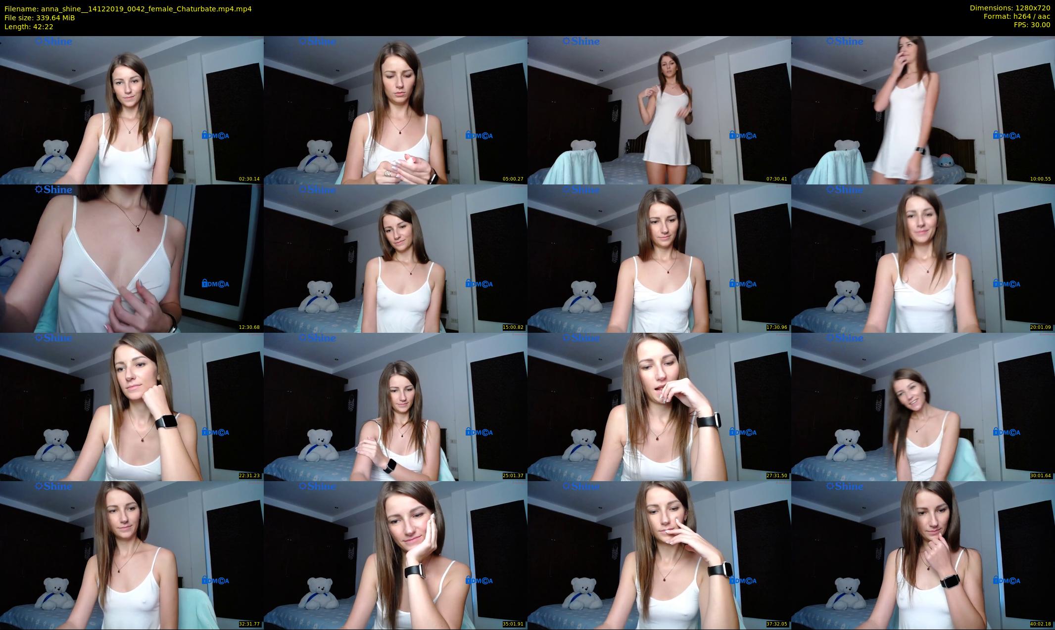 anna_shine_ — 43 minute Chaturbate female cam show recording, 720p, Dec 14, 2019
