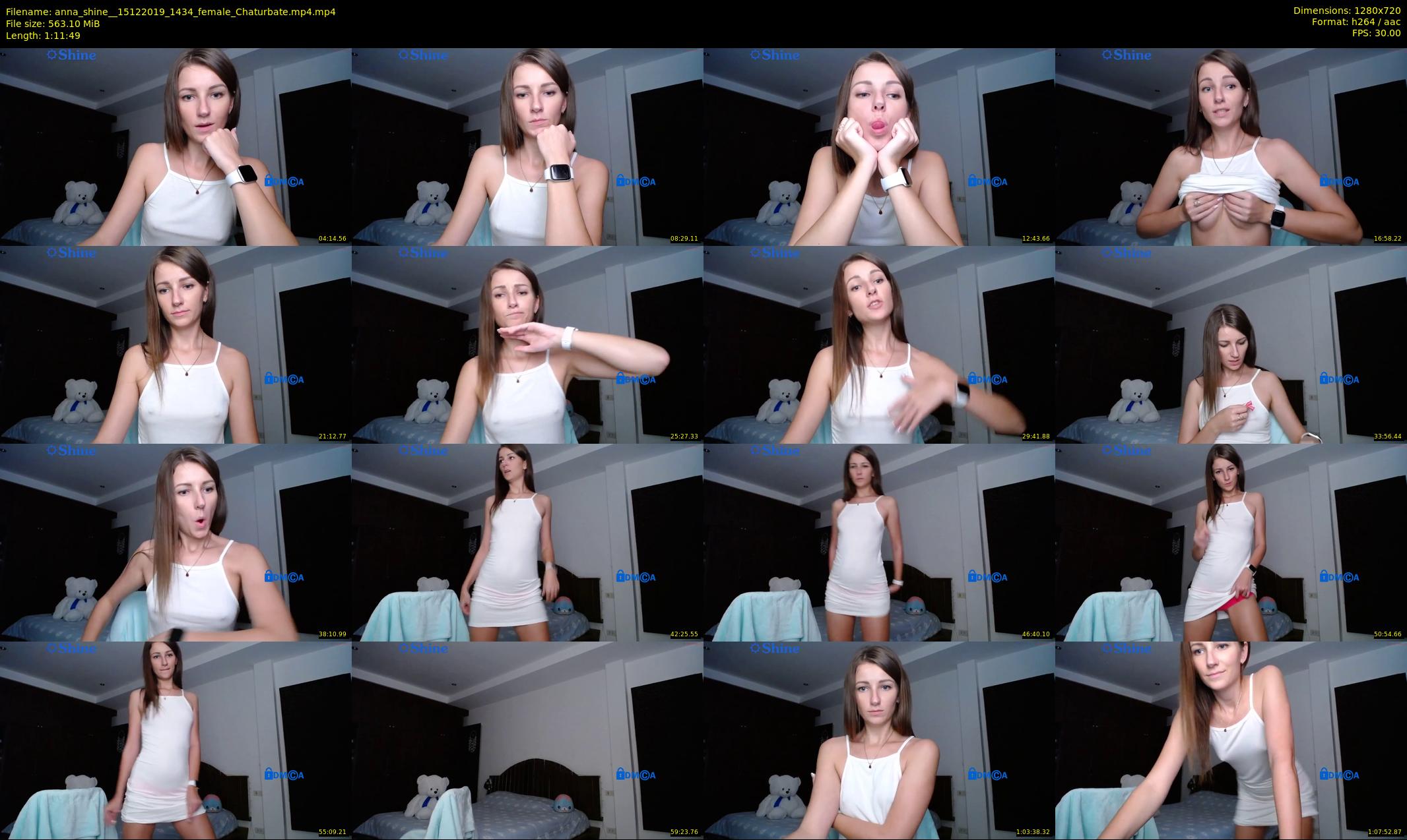 anna_shine_ — 72 minute Chaturbate female cam show recording, 720p, Dec 15, 2019