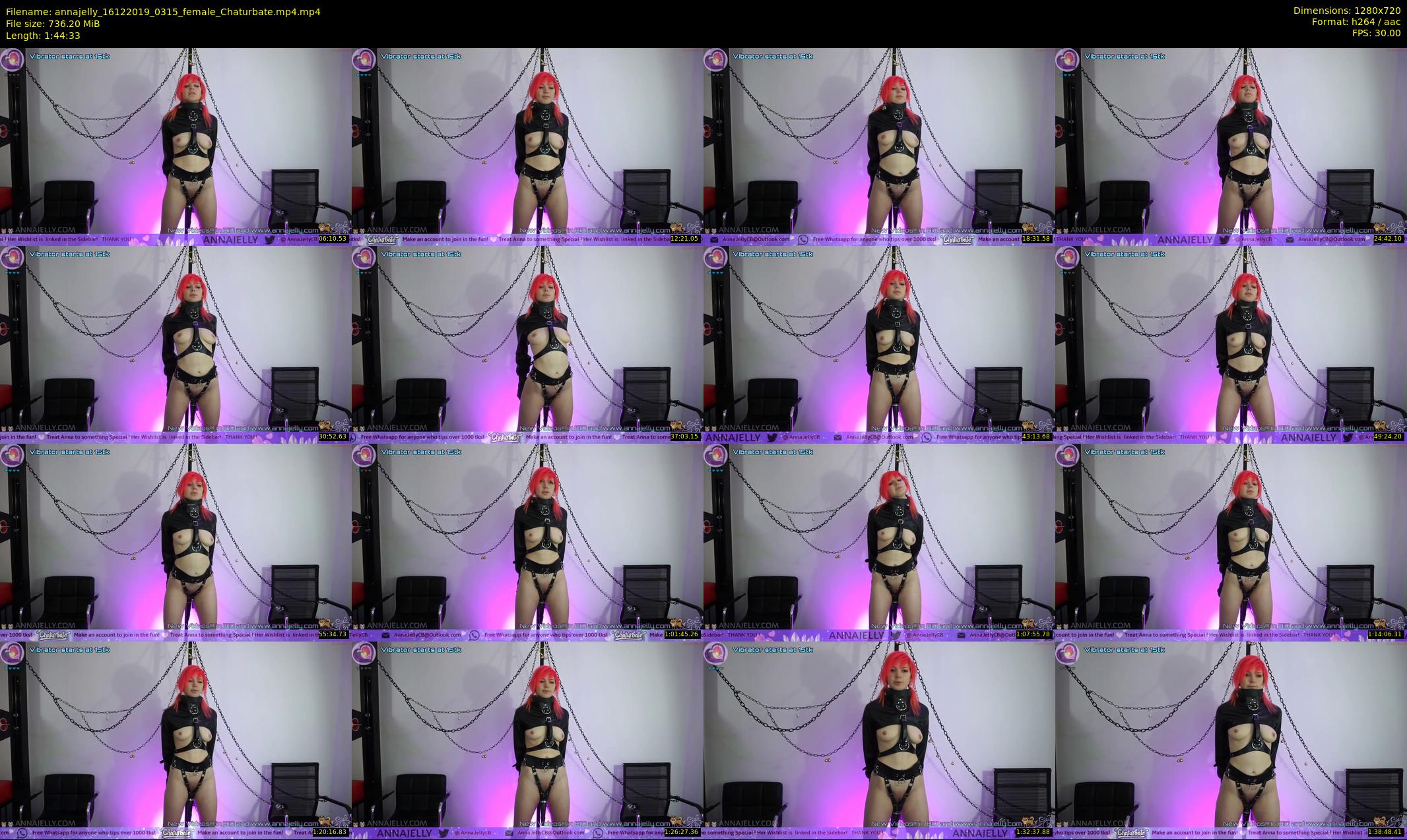 annajelly — 105 minute Chaturbate couple cam show recording, 720p, Dec 16, 2019