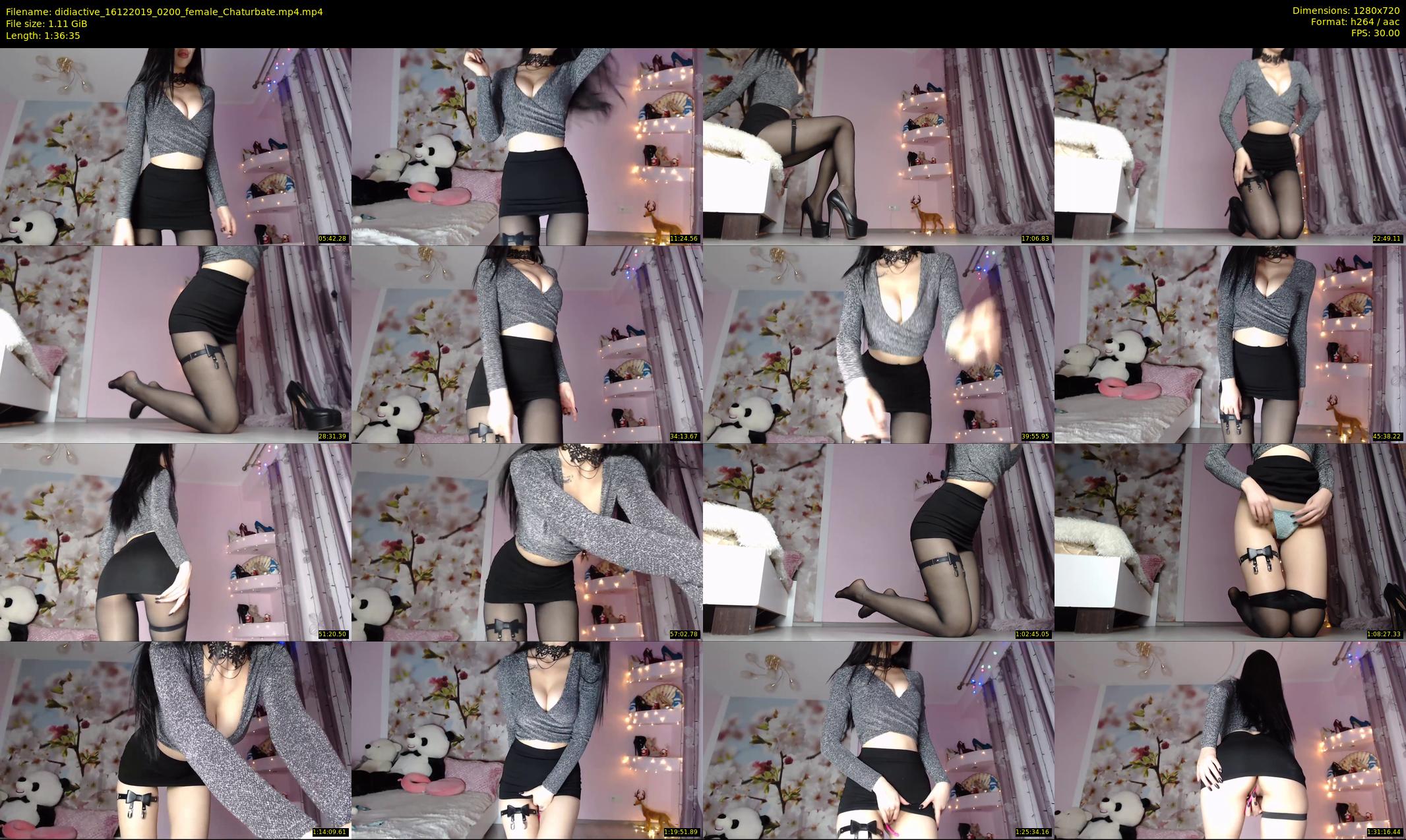 didiactive — 97 minute Chaturbate female cam show recording, 720p, Dec 16, 2019