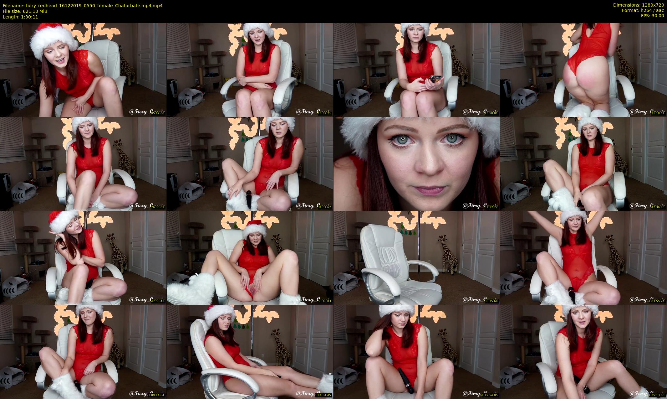 fiery_redhead — 91 minute Chaturbate female cam show recording, 720p, Dec 16, 2019