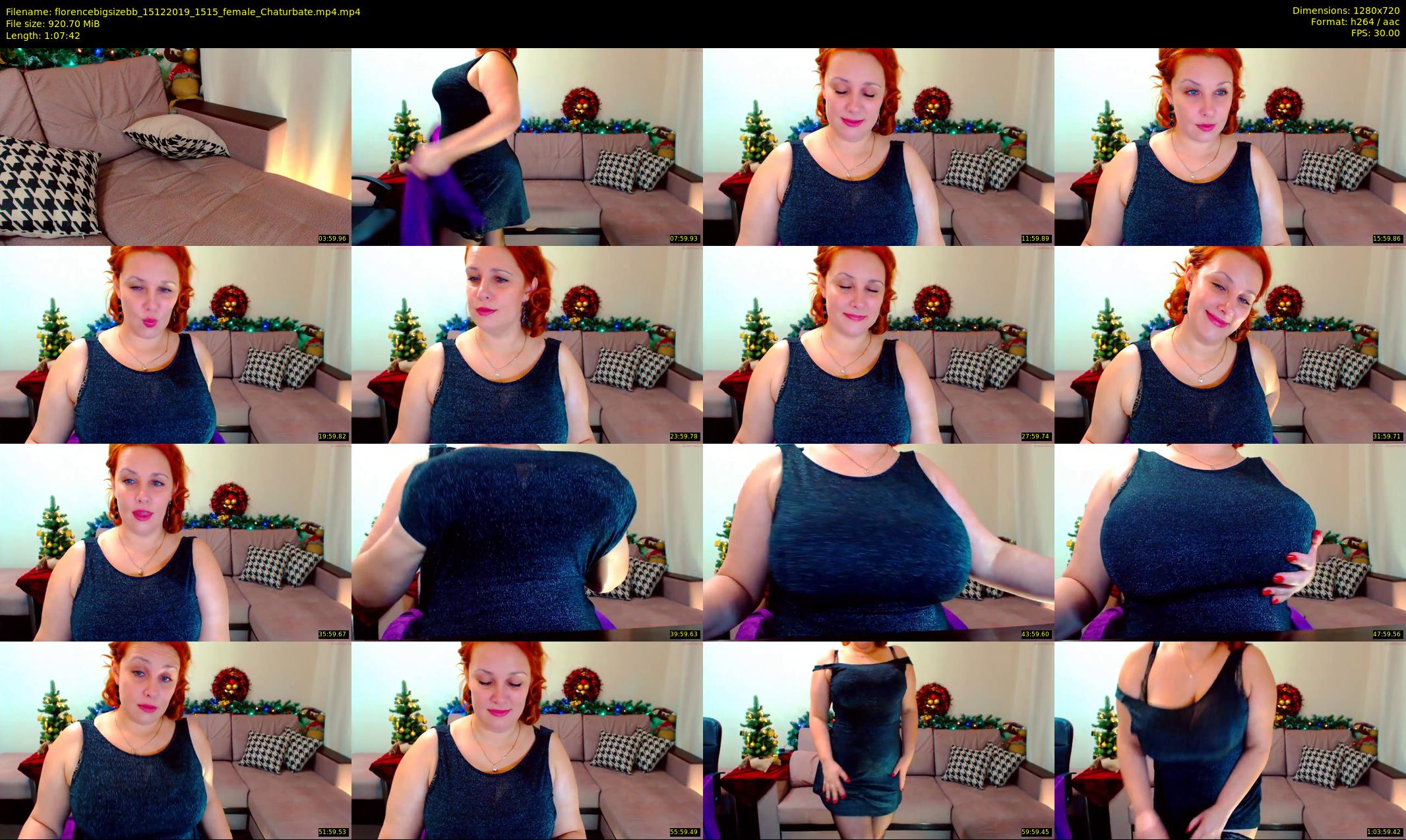florencebigsizebb — 68 minute Chaturbate female cam show recording, 720p, Dec 15, 2019