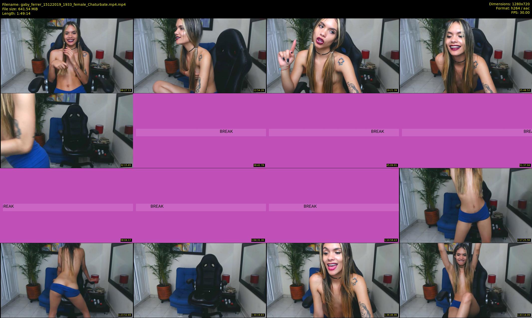 gaby_ferrer — 110 minute Chaturbate female cam show recording, 720p, Dec 15, 2019