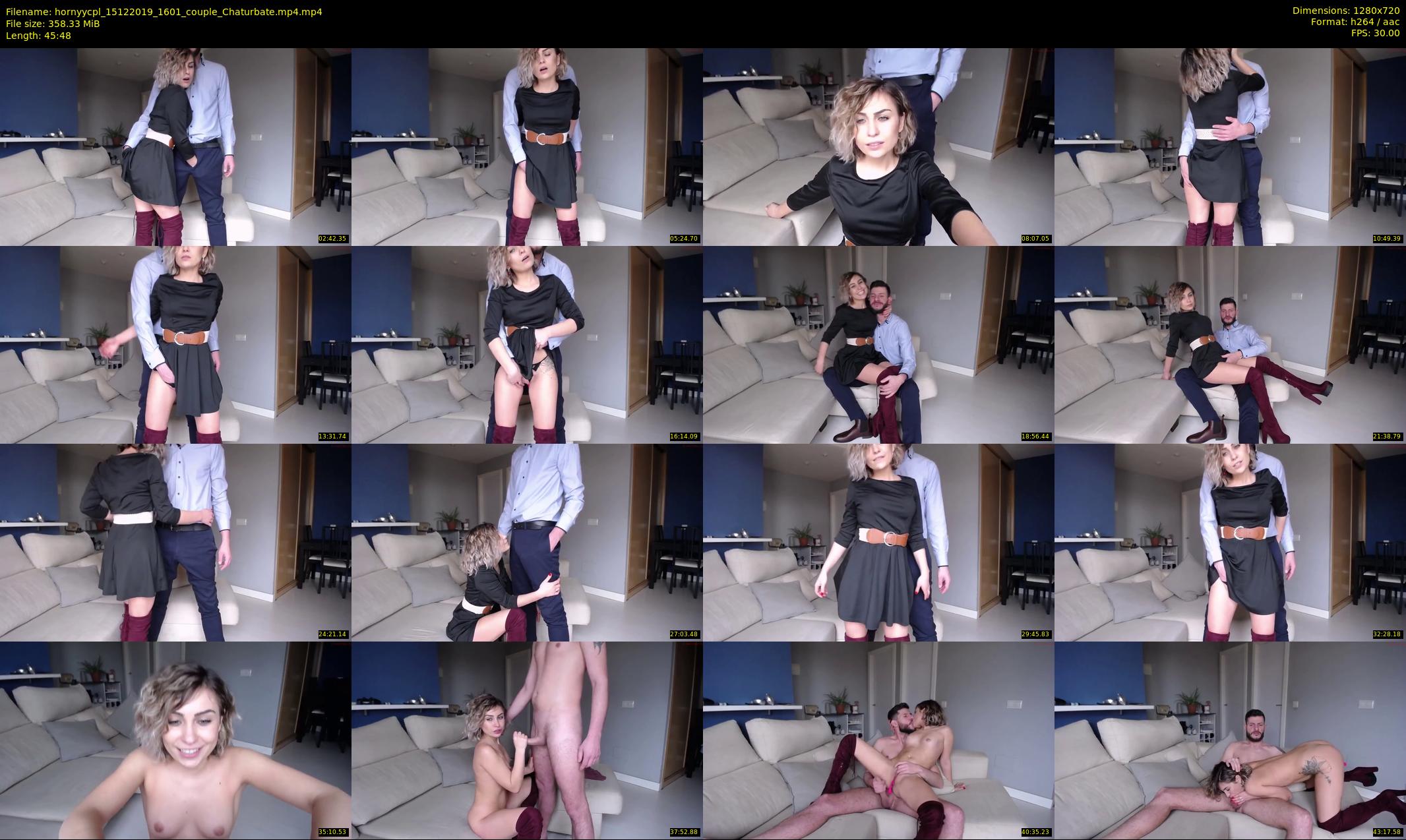 hornyycpl — 46 minute Chaturbate couple cam show recording, 720p, Dec 15, 2019