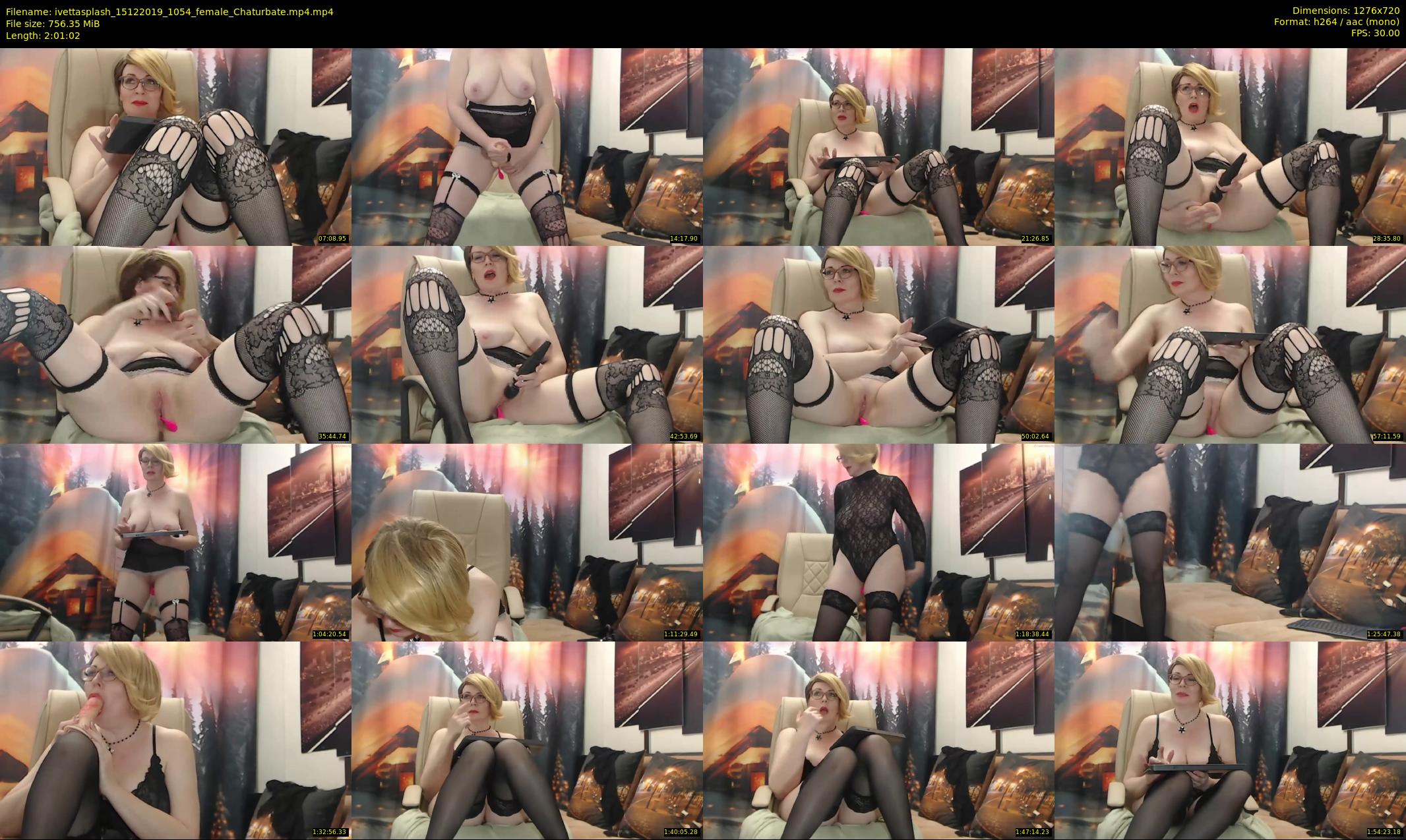 ivettasplash — 122 minute Chaturbate female cam show recording, 720p, Dec 15, 2019