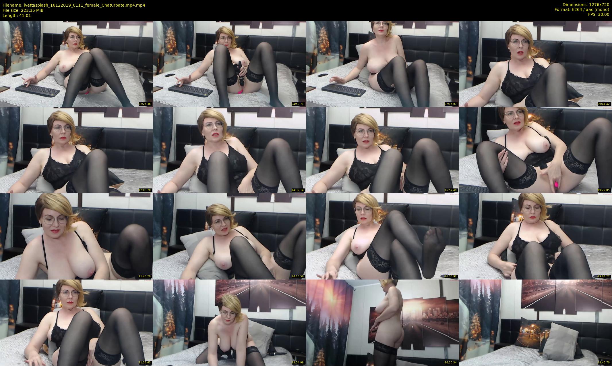 ivettasplash — 42 minute Chaturbate female cam show recording, 720p, Dec 16, 2019