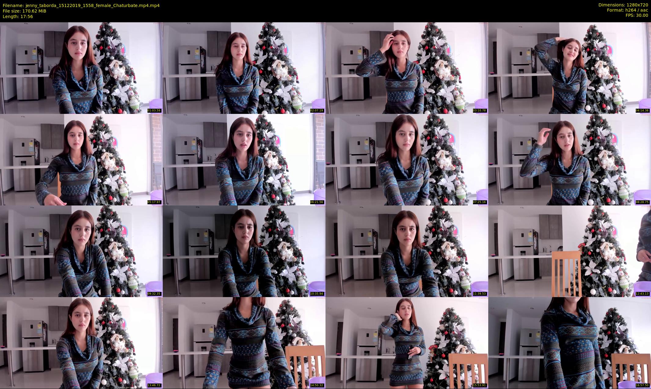 jenny_taborda — 18 minute Chaturbate female cam show recording, 720p, Dec 15, 2019