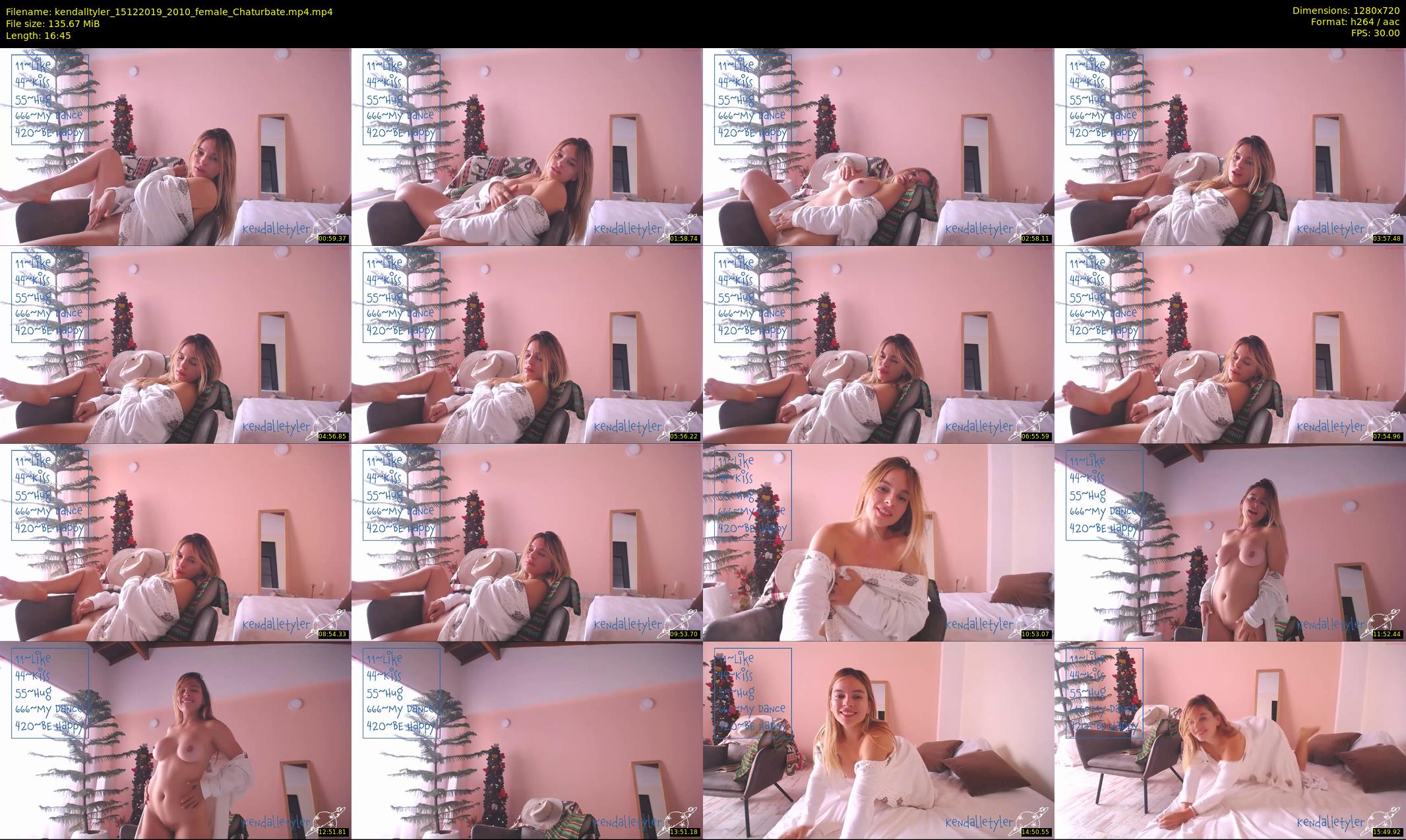 kendalltyler — 17 minute Chaturbate female cam show recording, 720p, Dec 15, 2019