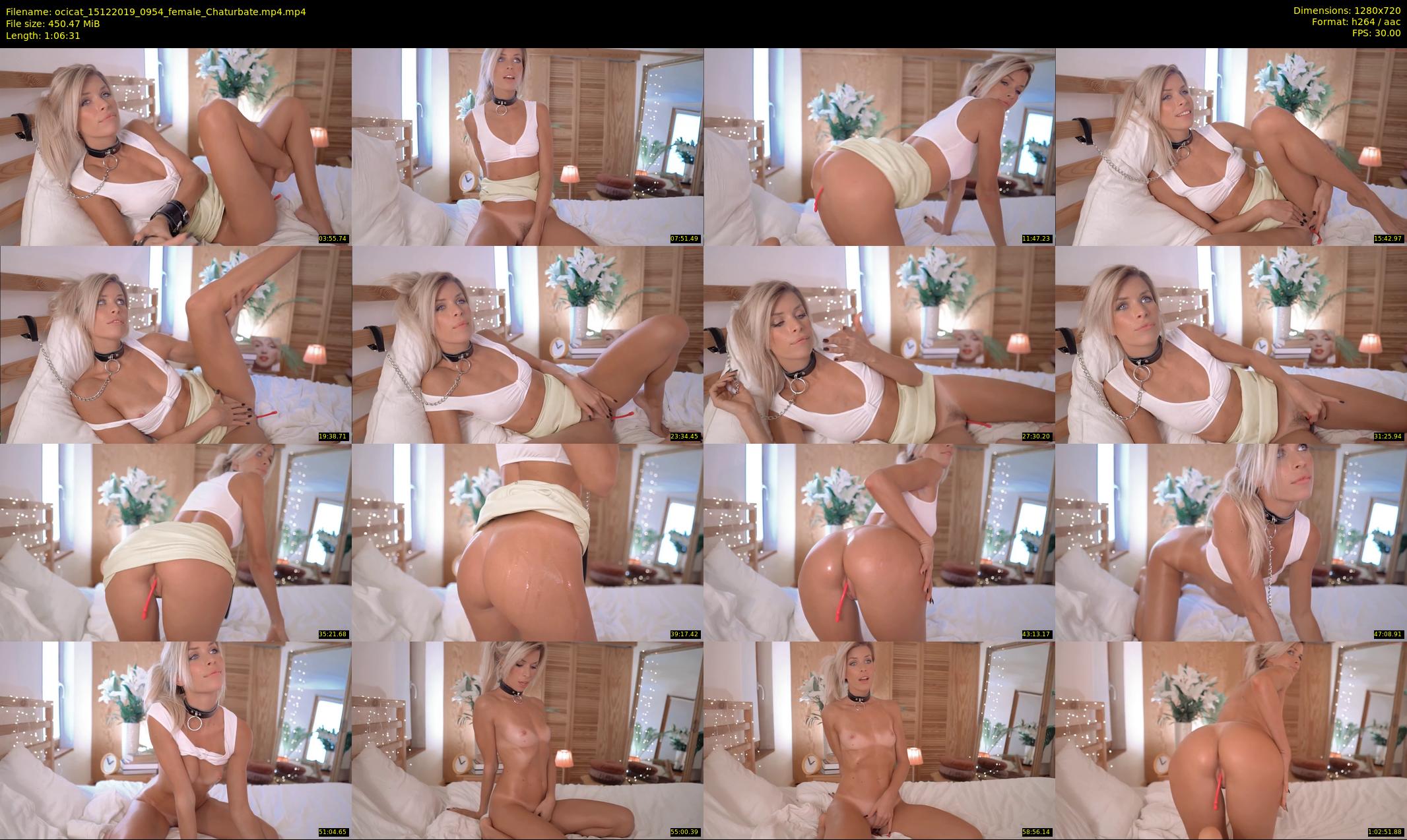 ocicat — 67 minute Chaturbate female cam show recording, 720p, Dec 15, 2019