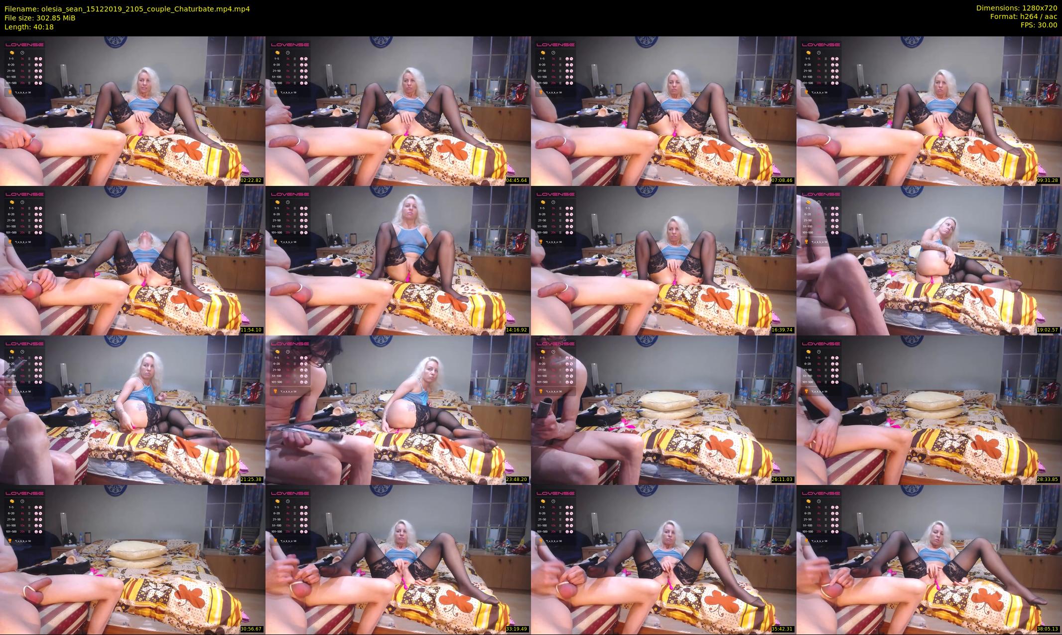 olesia_sean — 41 minute Chaturbate couple cam show recording, 720p, Dec 15, 2019