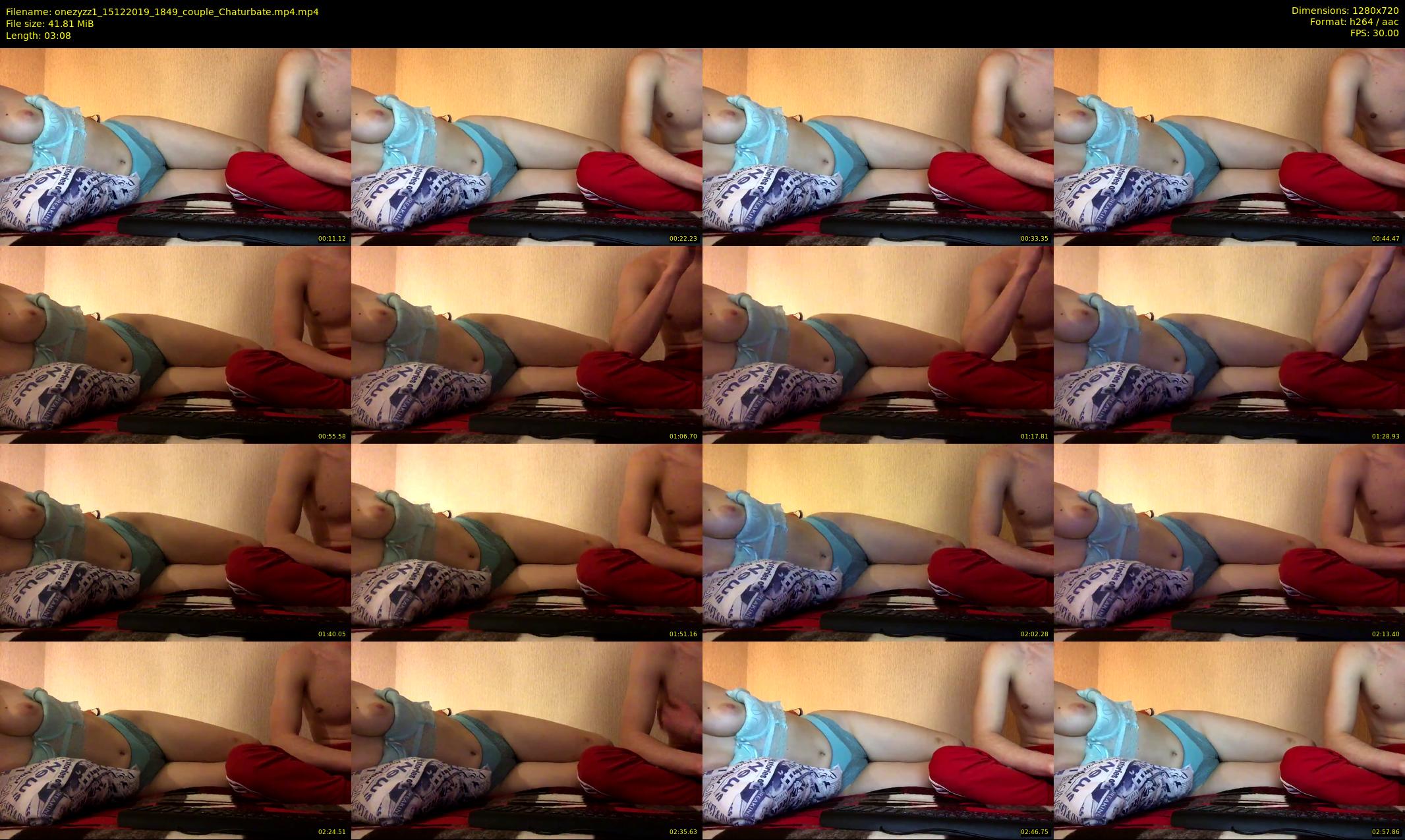 onezyzz1 — 4 minute Chaturbate couple cam show recording, 720p, Dec 15, 2019