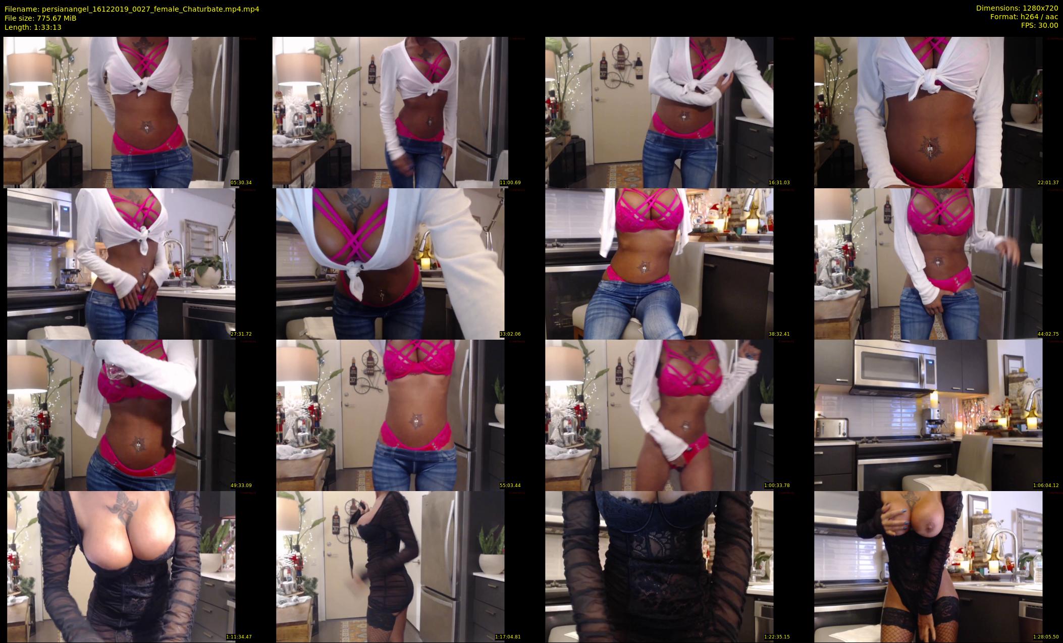 persianangel — 94 minute Chaturbate female cam show recording, 720p, Dec 16, 2019