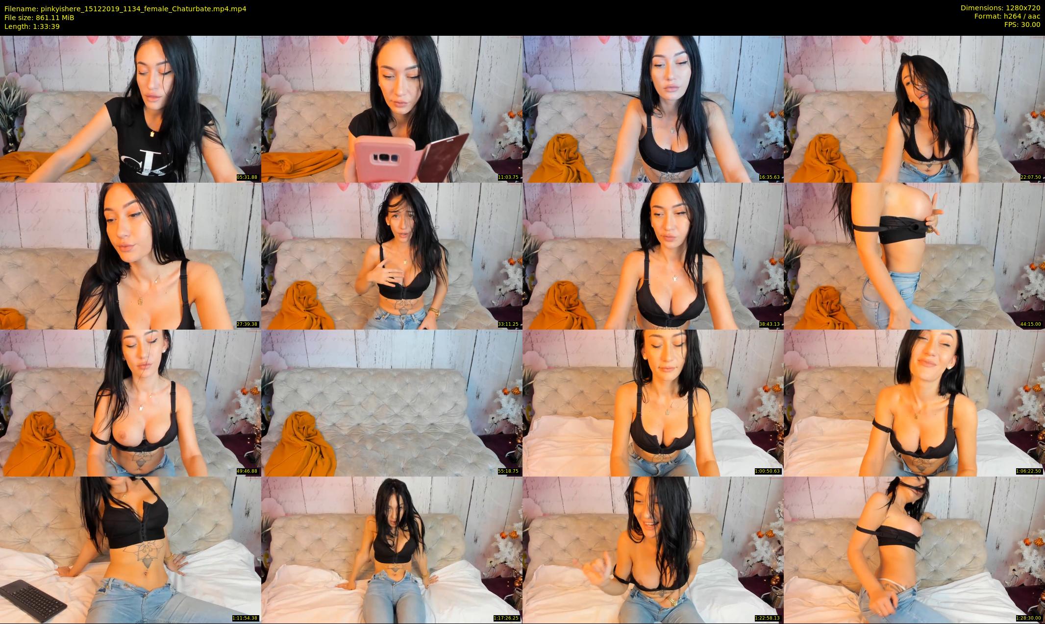 pinkyishere — 94 minute Chaturbate female cam show recording, 720p, Dec 15, 2019