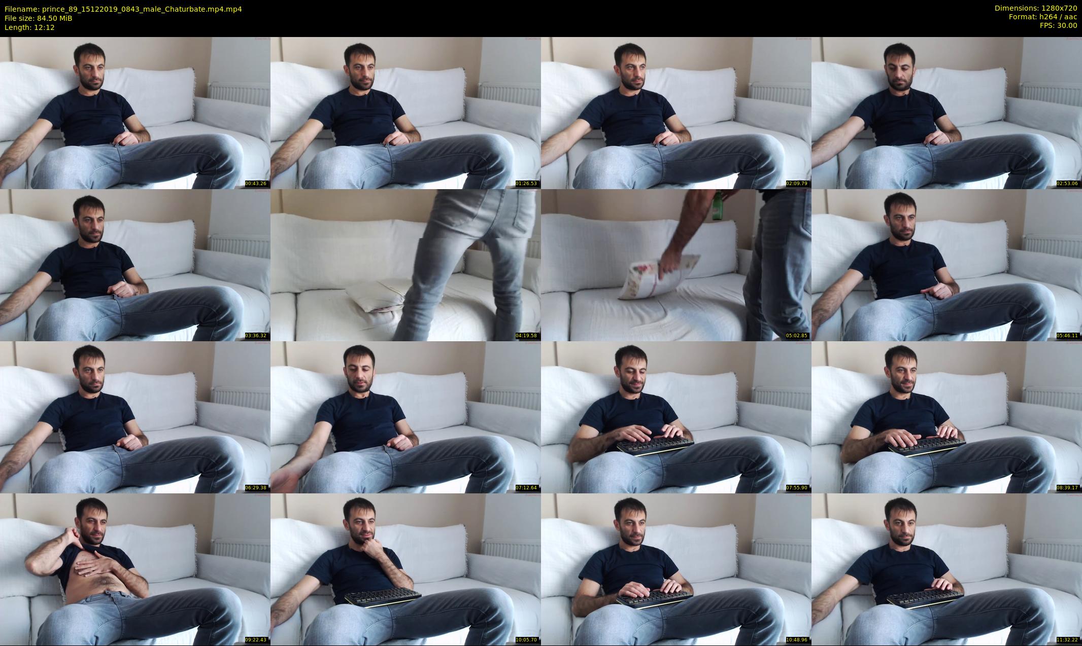 prince_89 — 13 minute Chaturbate male cam show recording, 720p, Dec 15, 2019