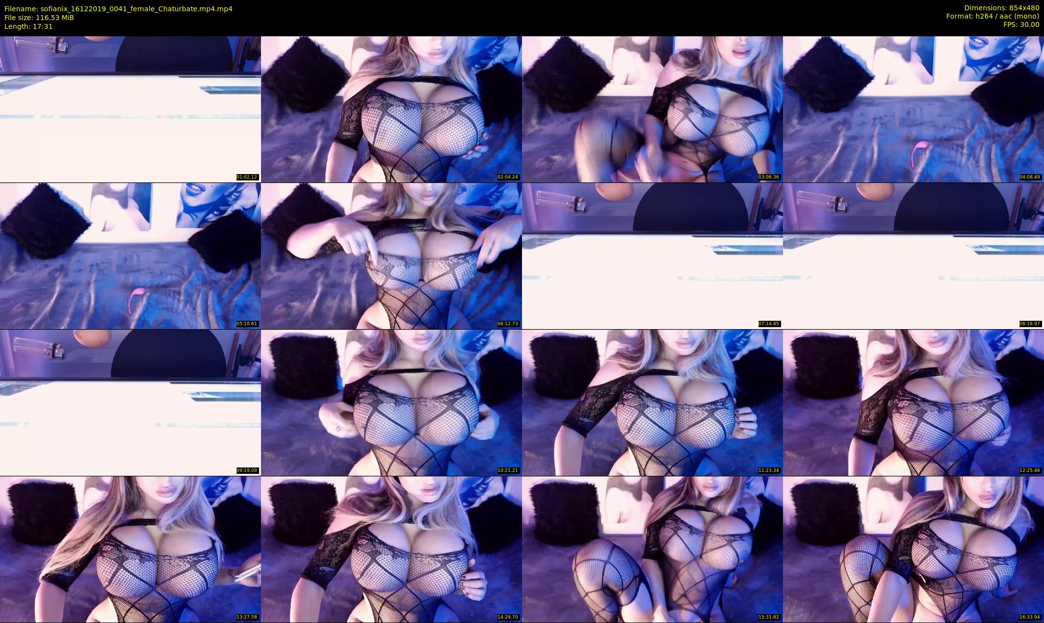 sofianix — 18 minute Chaturbate female cam show recording, 480p, Dec 16, 2019