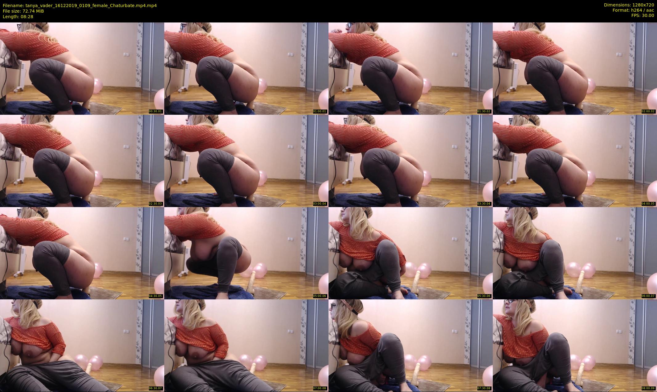 tanya_vader — 9 minute Chaturbate female cam show recording, 720p, Dec 16, 2019