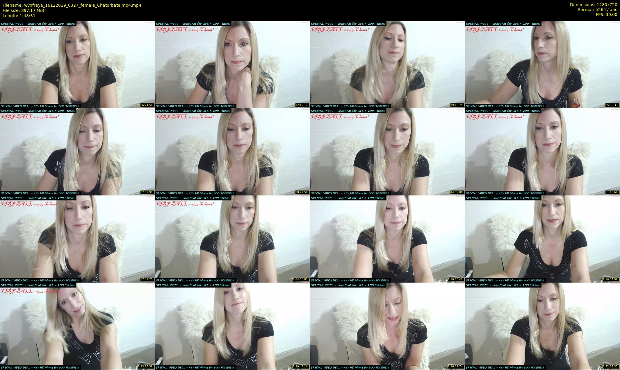 wynfreya — 109 minute Chaturbate female cam show recording, 720p, Dec 16, 2019