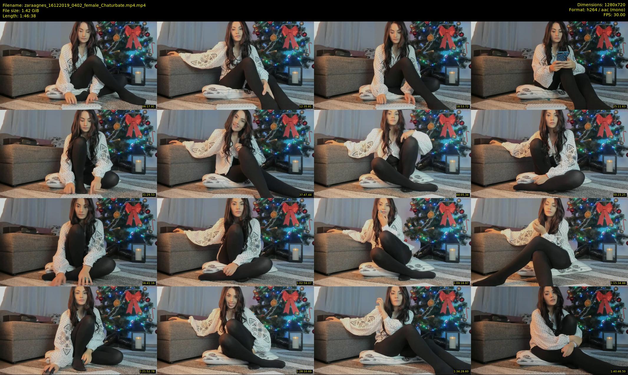 zaraagnes — 107 minute Chaturbate female cam show recording, 720p, Dec 16, 2019