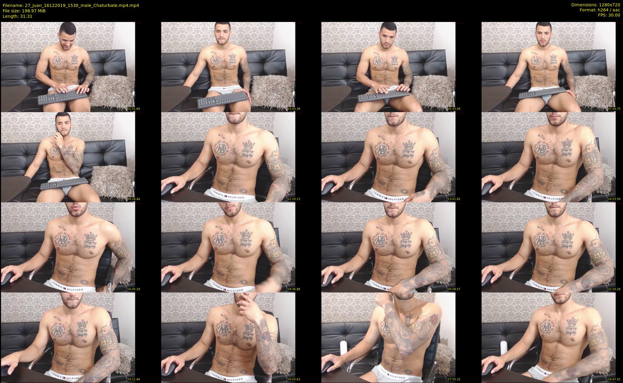 27_juan — 32 minute Chaturbate male cam show recording, 720p, Dec 16, 2019