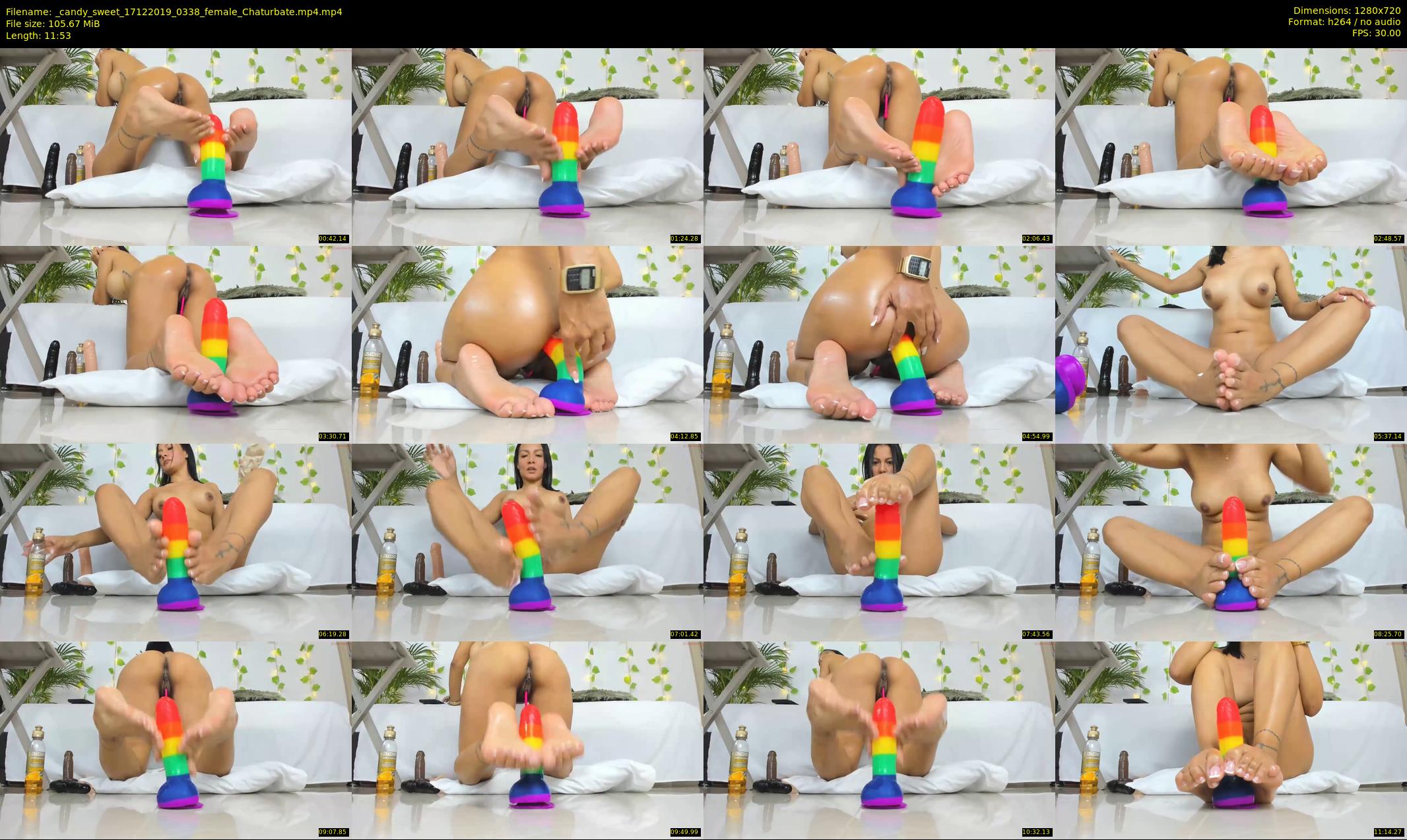 _candy_sweet — 12 minute Chaturbate female cam show recording, 720p, Dec 17, 2019