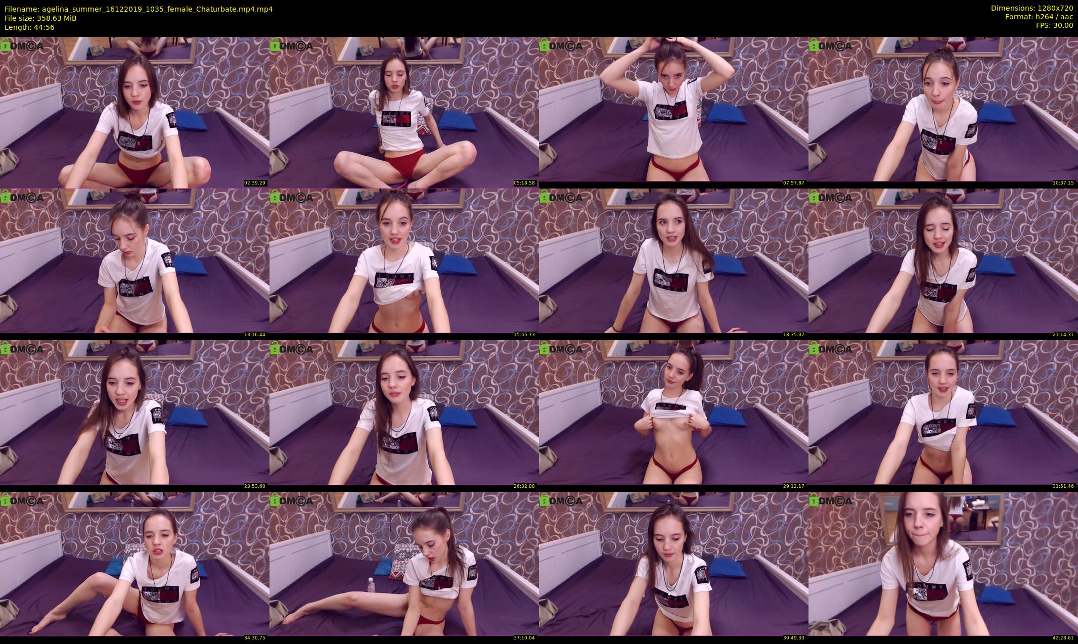 agelina_summer — 45 minute Chaturbate female cam show recording, 720p, Dec 16, 2019