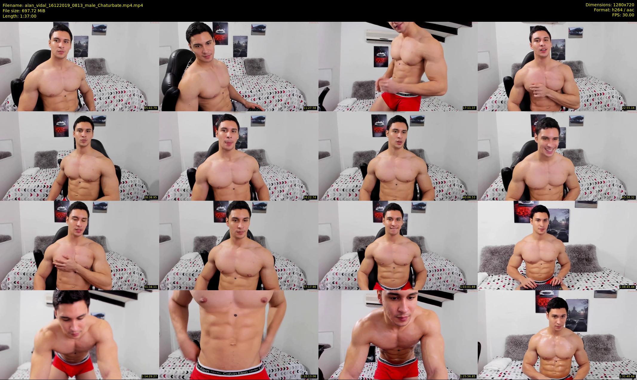 alan_vidal — 97 minute Chaturbate male cam show recording, 720p, Dec 16, 2019