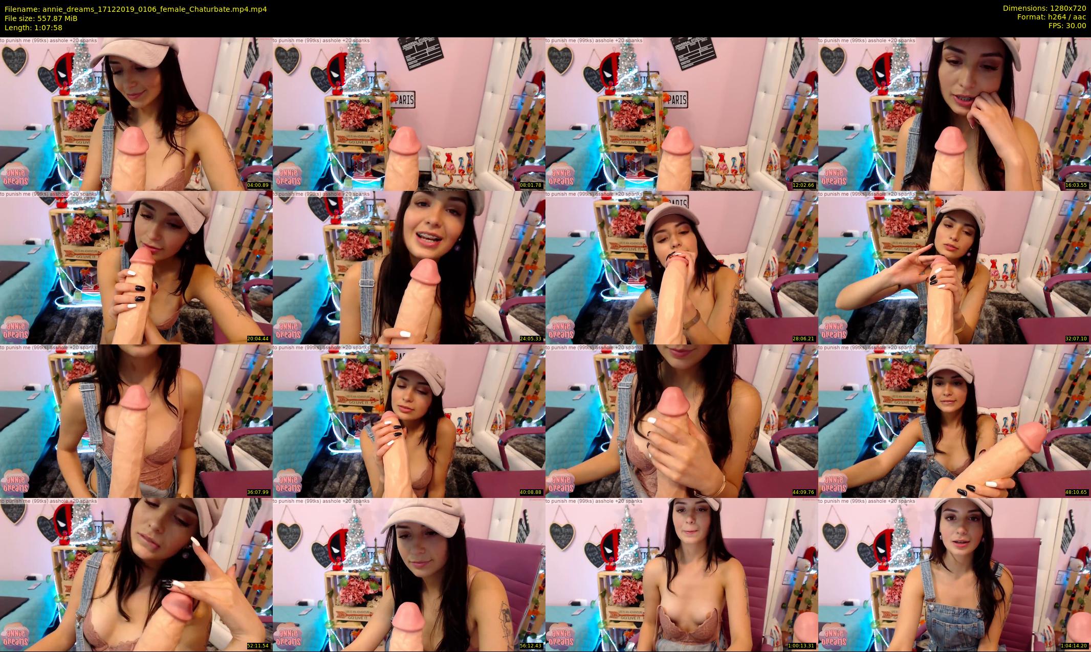 annie_dreams — 68 minute Chaturbate female cam show recording, 720p, Dec 17, 2019