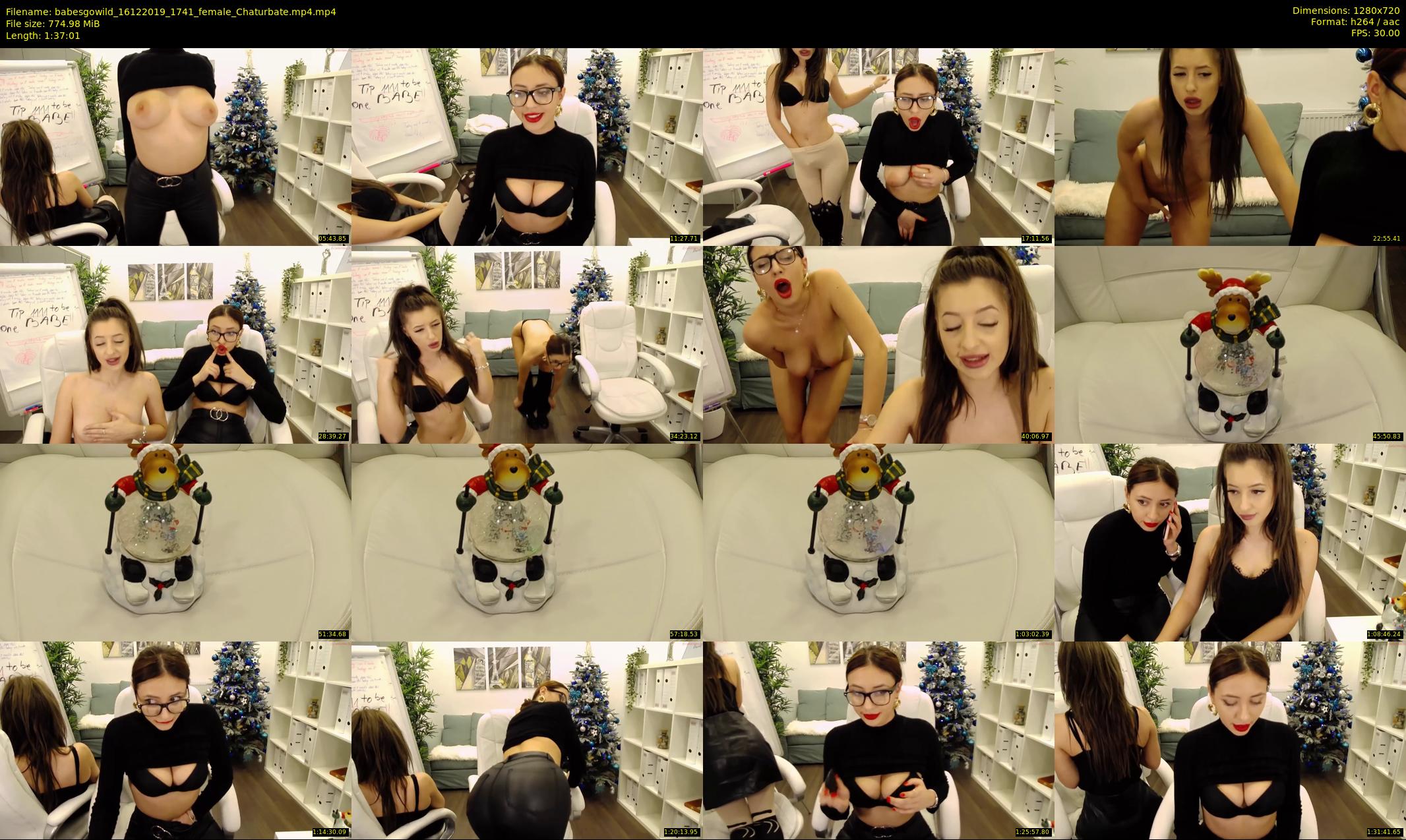 babesgowild — 98 minute Chaturbate couple cam show recording, 720p, Dec 16, 2019