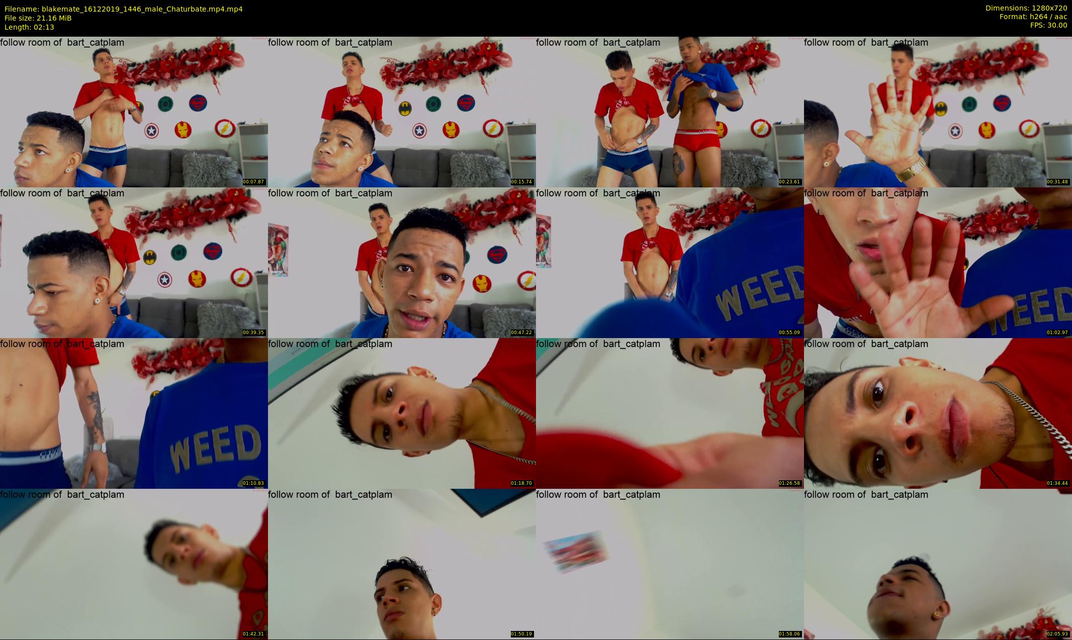 blakemate — 3 minute Chaturbate male cam show recording, 720p, Dec 16, 2019