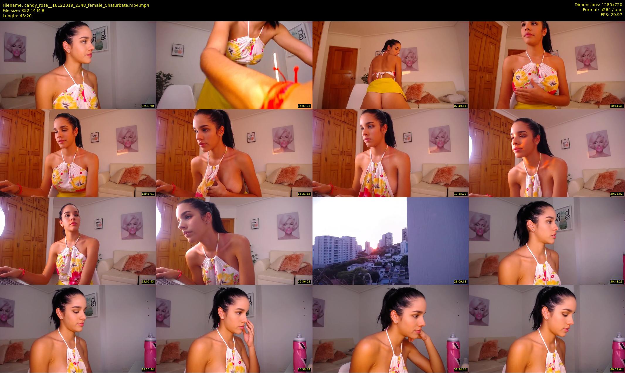 candy_rose_ — 44 minute Chaturbate female cam show recording, 720p, Dec 16, 2019