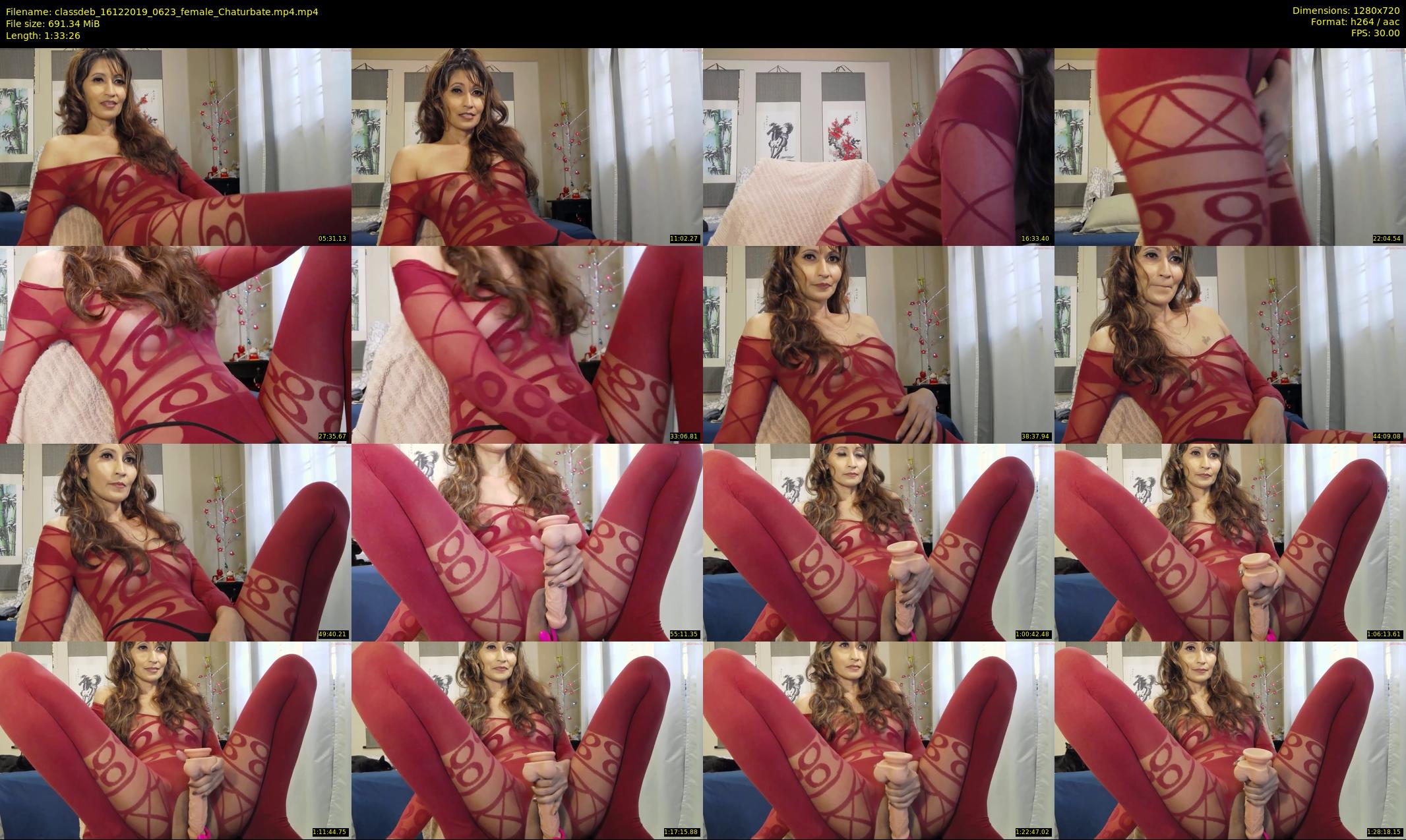 classdeb — 94 minute Chaturbate female cam show recording, 720p, Dec 16, 2019