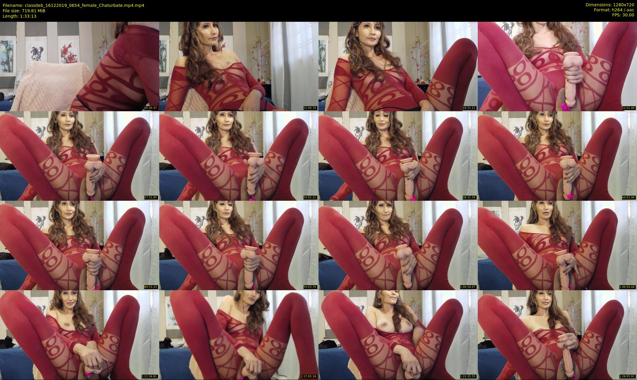 classdeb — 94 minute Chaturbate female cam show recording, 720p, Dec 16, 2019