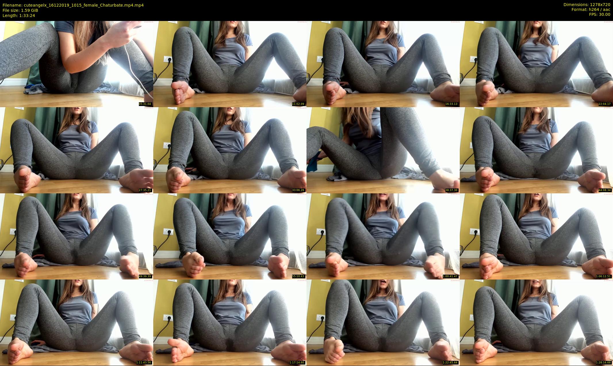 cuteangelx — 94 minute Chaturbate female cam show recording, 720p, Dec 16, 2019