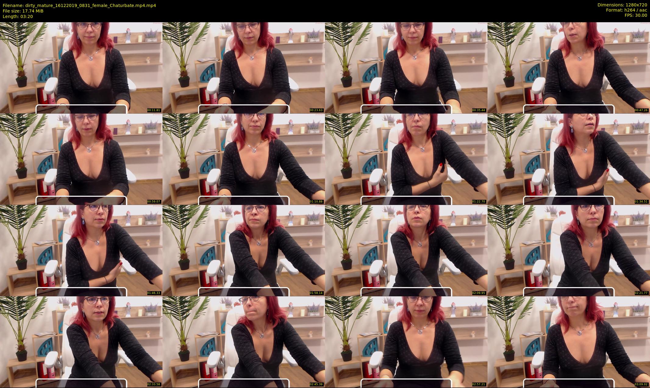 dirty_mature — 4 minute Chaturbate female cam show recording, 720p, Dec 16, 2019