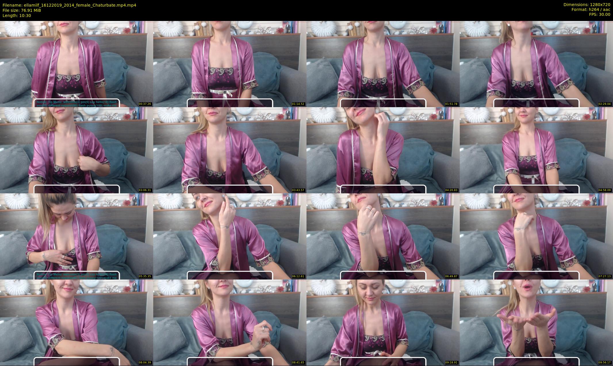 ellamilf — 11 minute Chaturbate female cam show recording, 720p, Dec 16, 2019