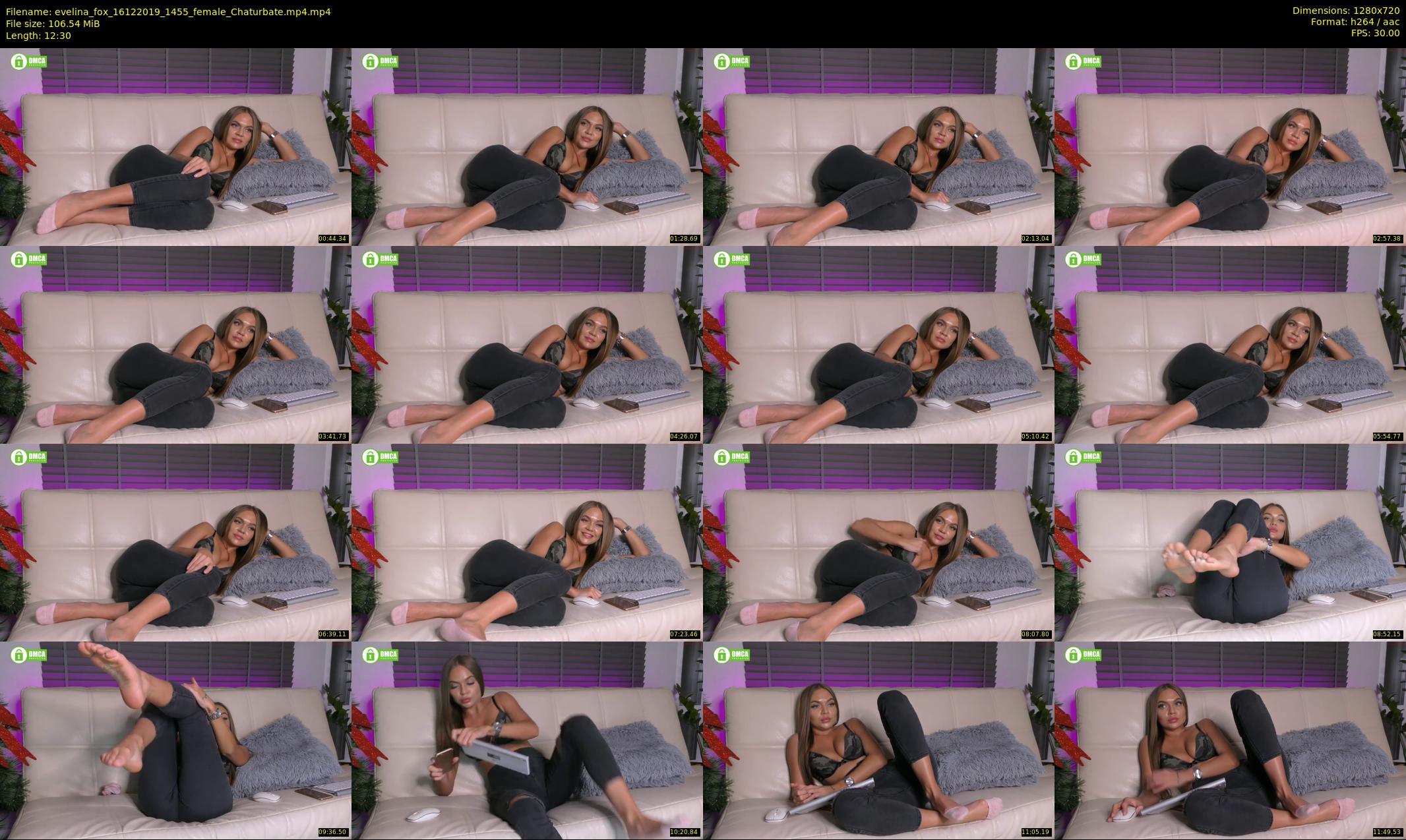 evelina_fox — 13 minute Chaturbate female cam show recording, 720p, Dec 16, 2019
