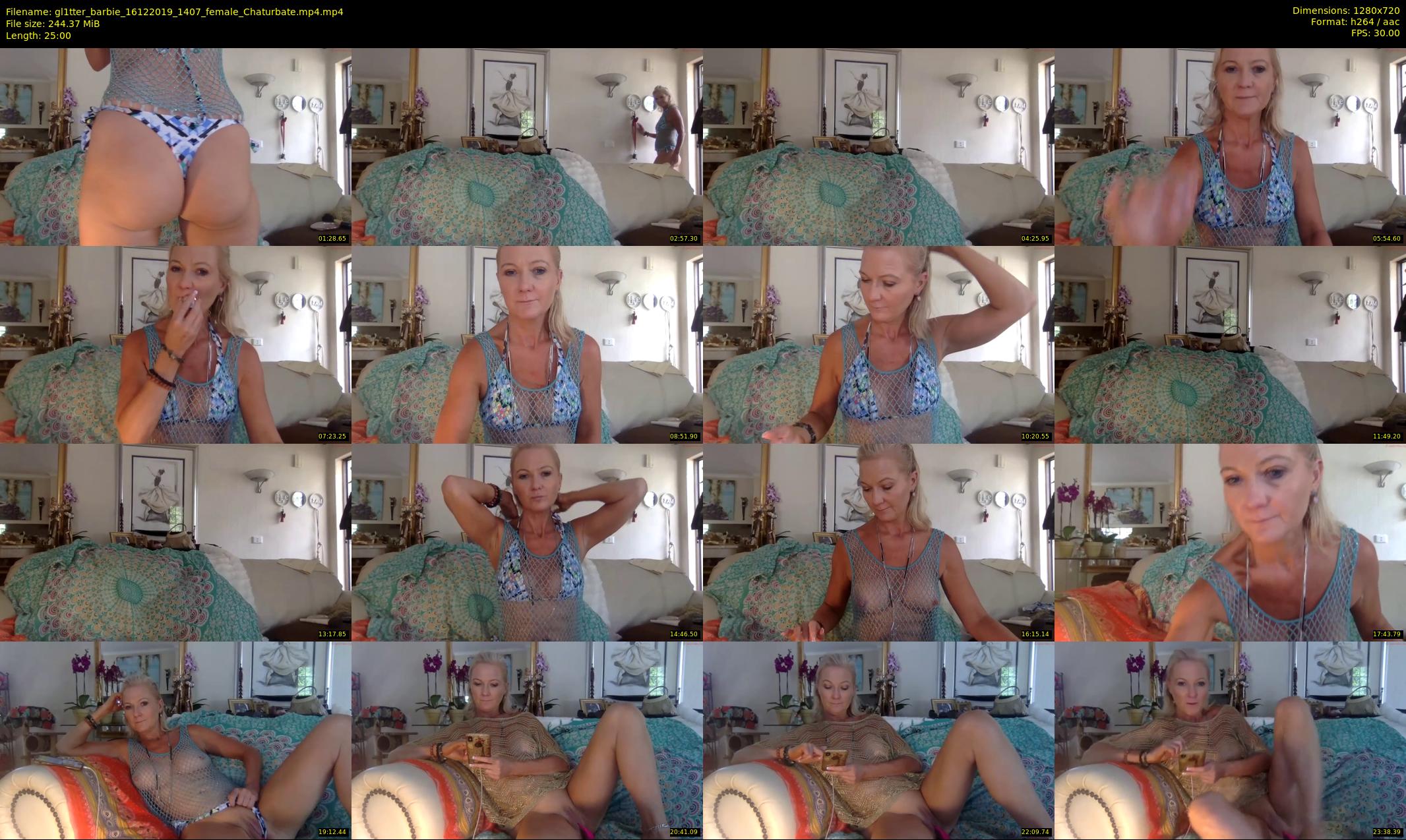 gl1tter_barbie — 25 minute Chaturbate female cam show recording, 720p, Dec 16, 2019