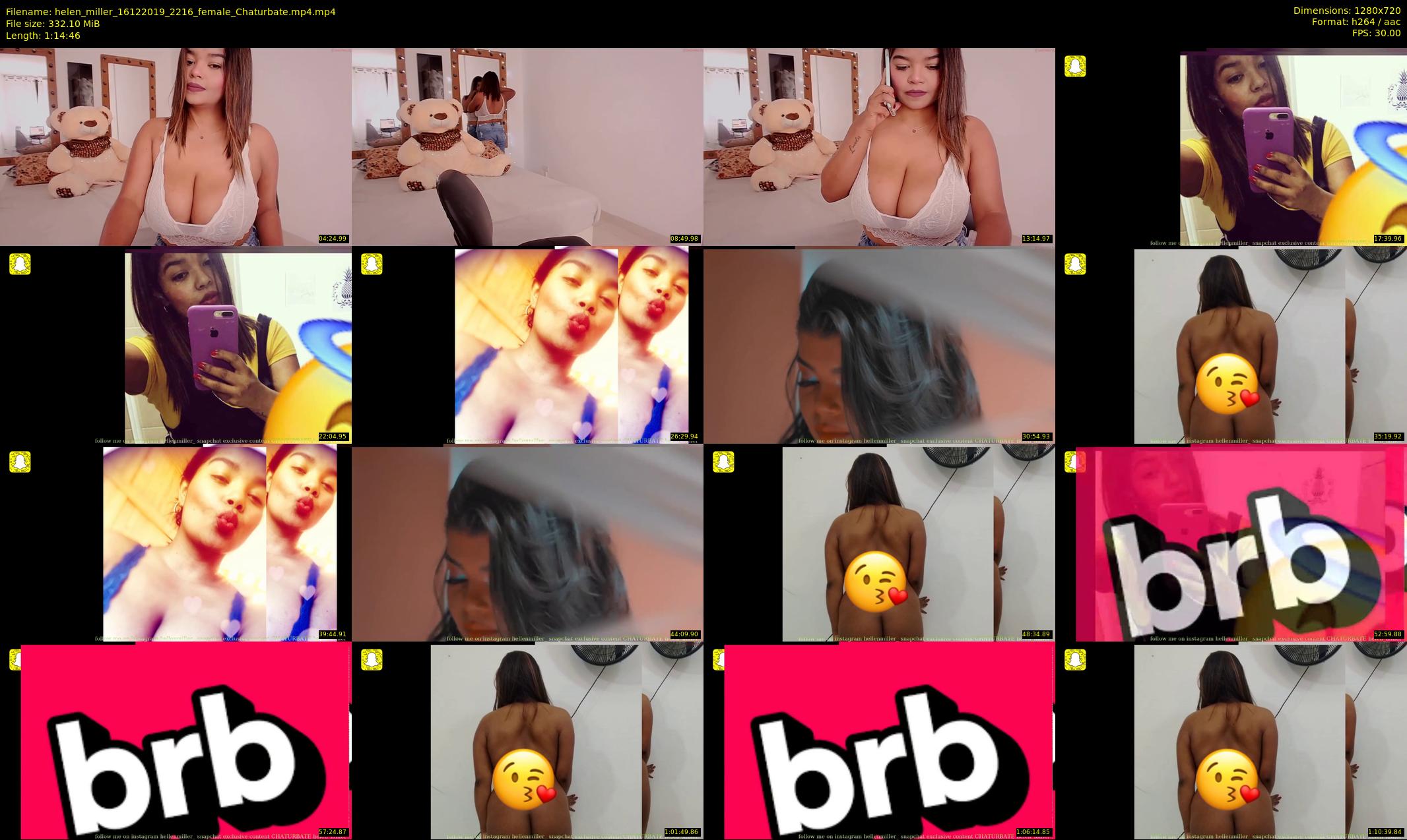 helen_miller — 75 minute Chaturbate female cam show recording, 720p, Dec 16, 2019
