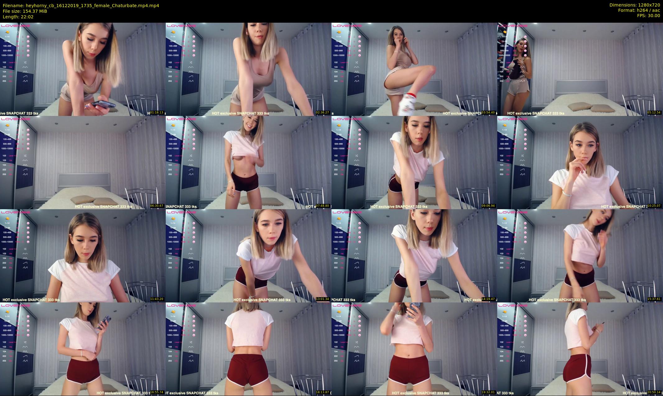 heyhorny_cb — 23 minute Chaturbate couple cam show recording, 720p, Dec 16, 2019