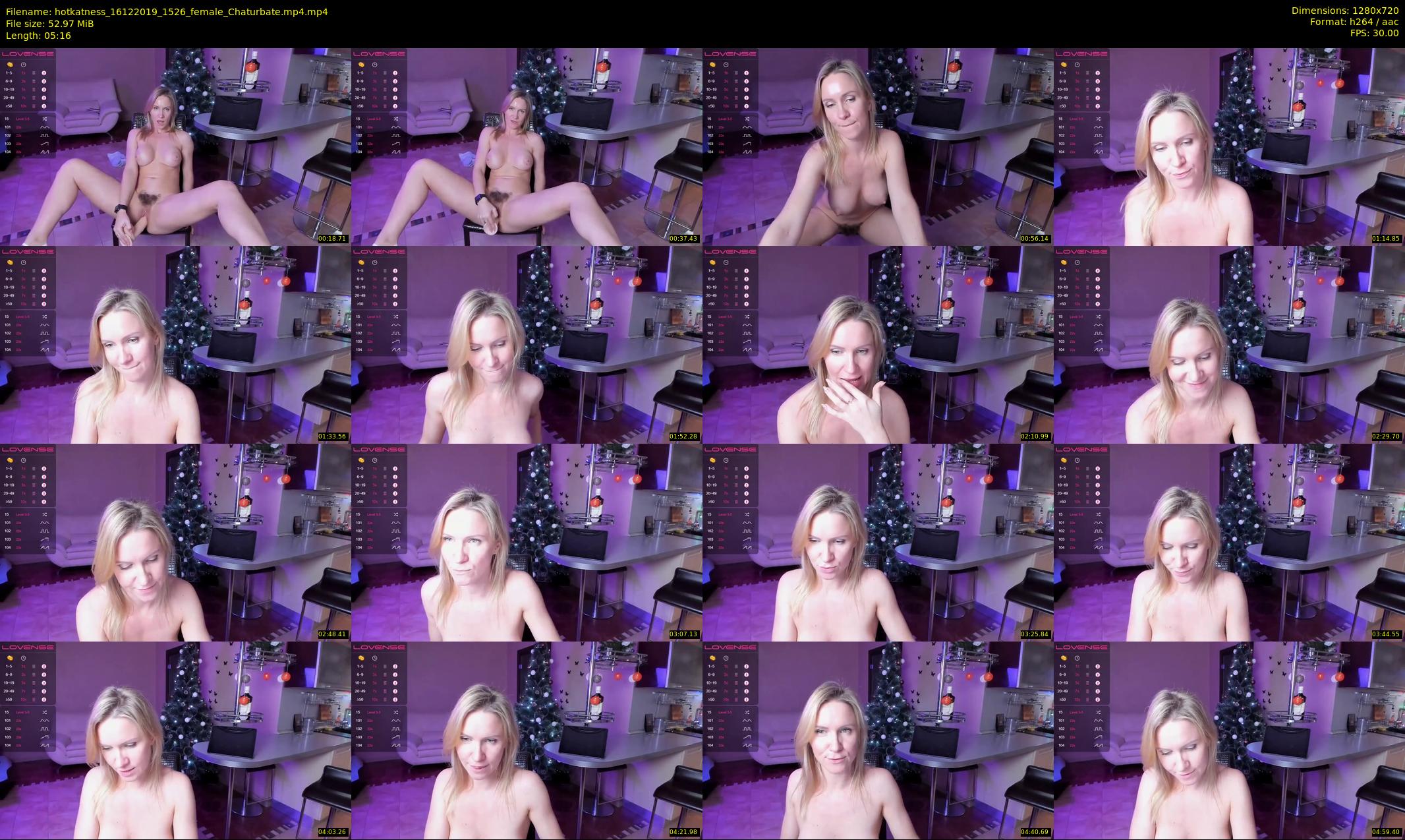 hotkatness — 6 minute Chaturbate female cam show recording, 720p, Dec 16, 2019