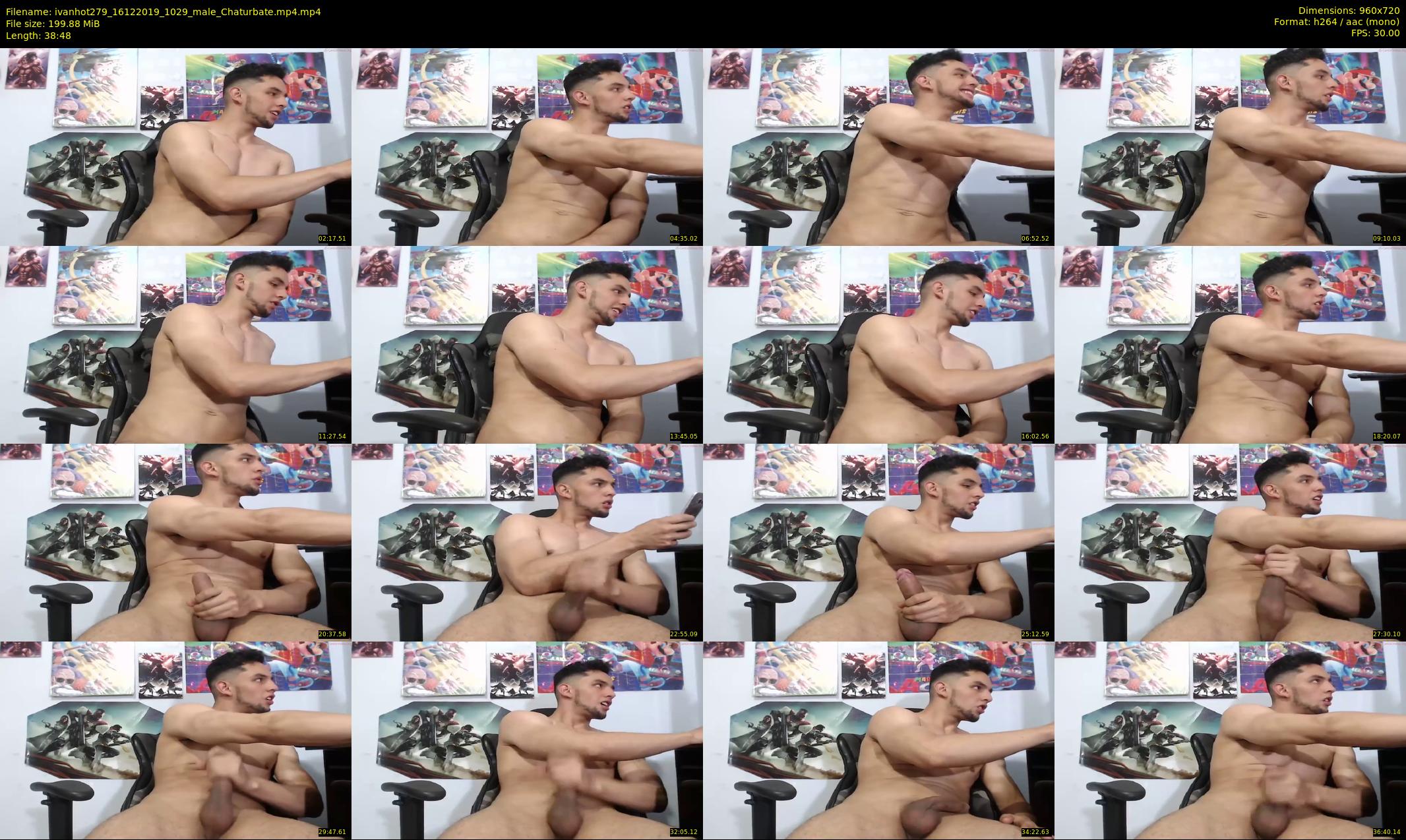ivanhot279 — 39 minute Chaturbate male cam show recording, 720p, Dec 16, 2019
