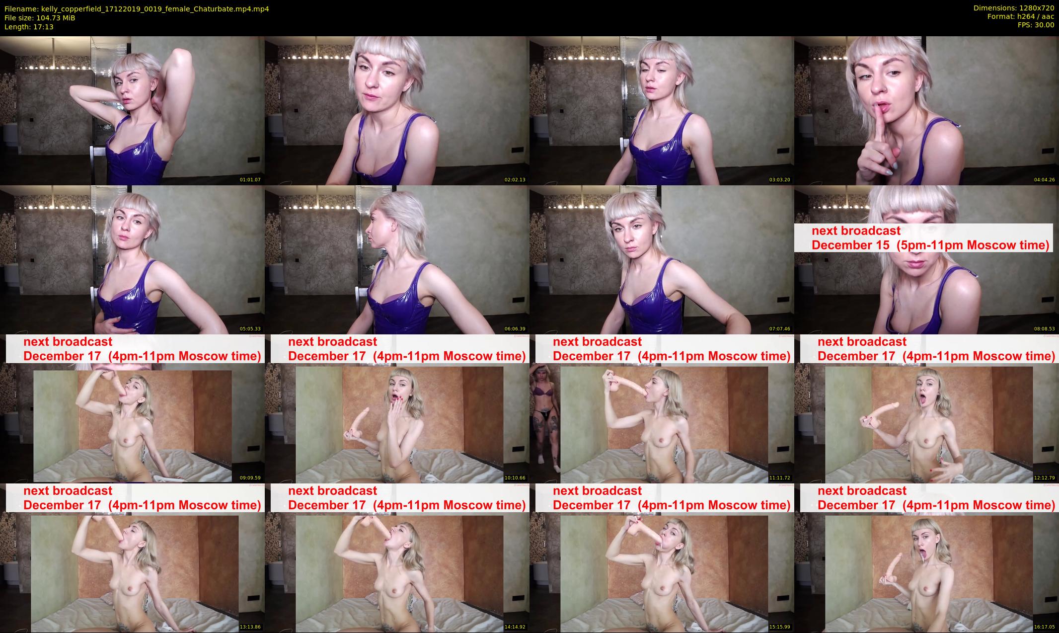 kelly_copperfield — 18 minute Chaturbate female cam show recording, 720p, Dec 17, 2019