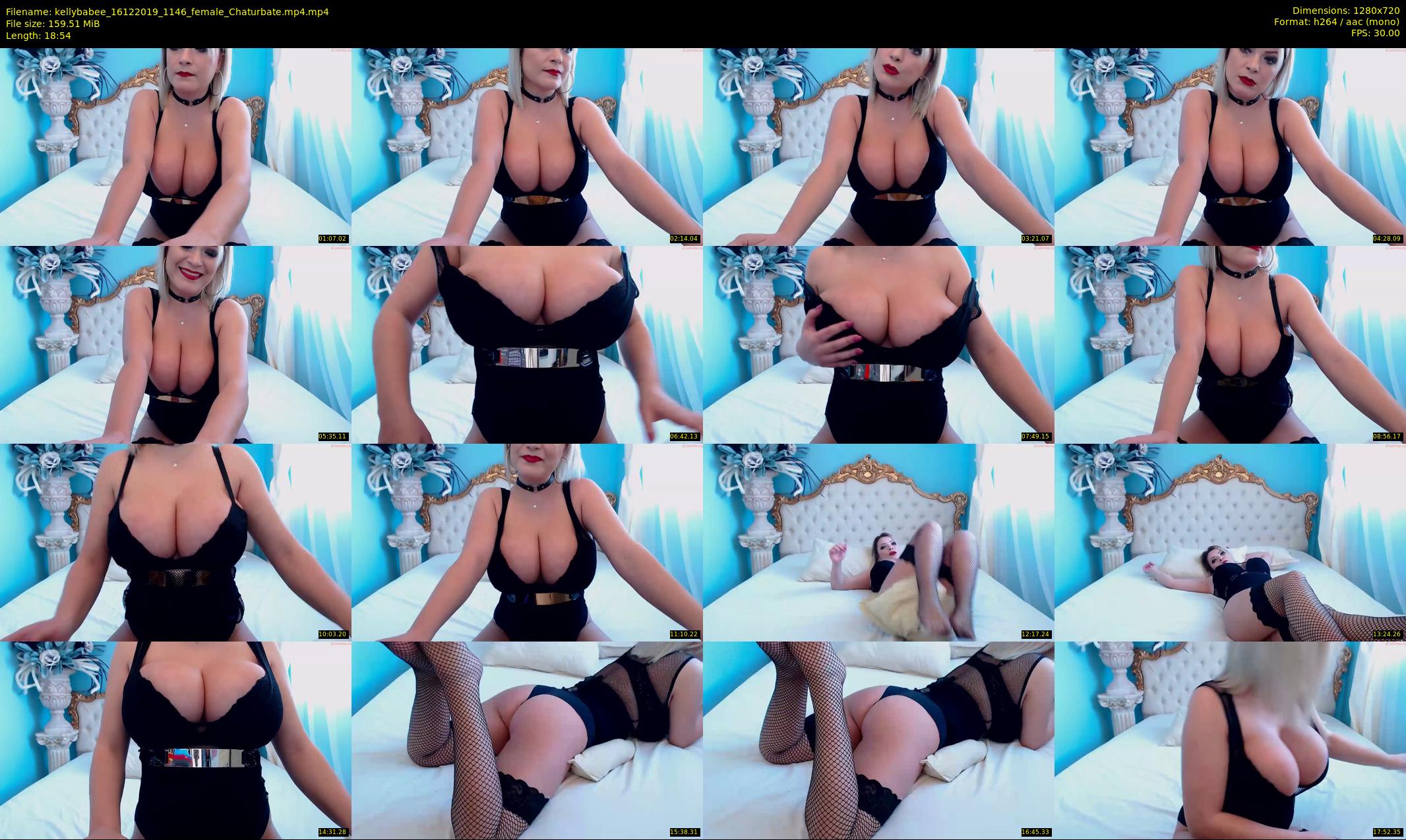 kellybabee — 19 minute Chaturbate female cam show recording, 720p, Dec 16, 2019